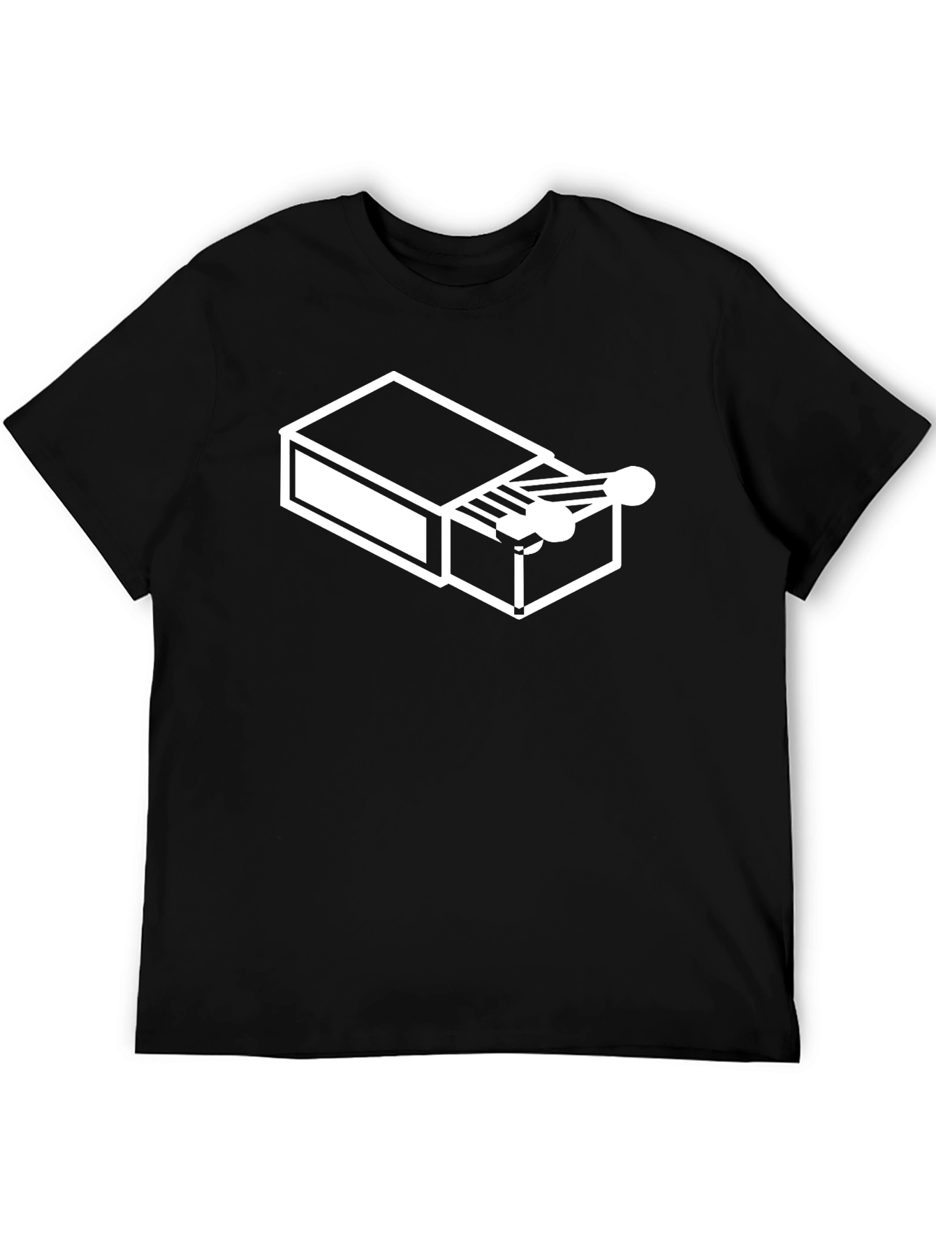 Black Matchbox Graphic Tee - Cool & Unique Design view 5