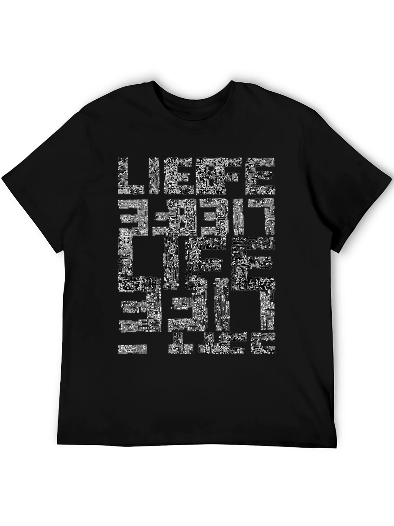 Black Liebe Circuit Board Graphic Tee view 5