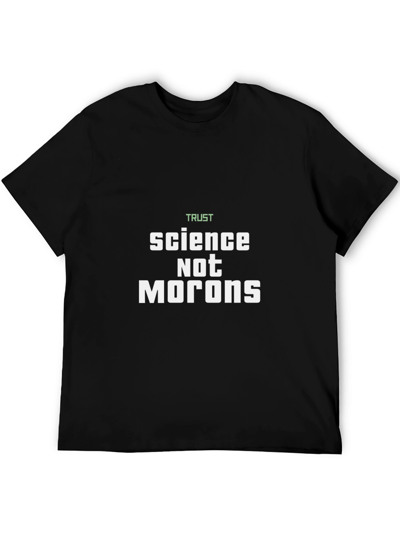 Black Trust Science T-Shirt - Bold Statement Tee view 5