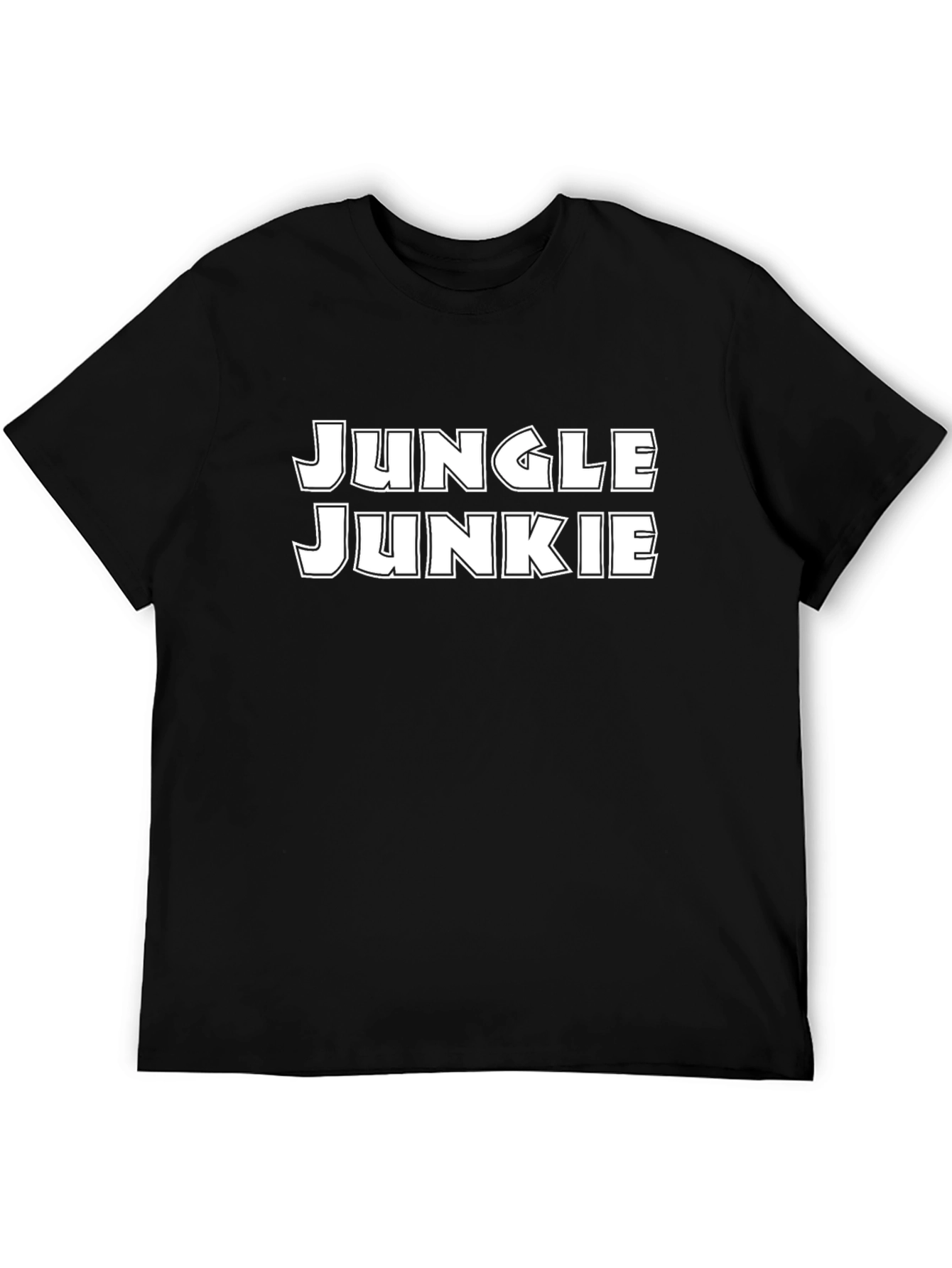 Black Jungle Junkie Graphic Tee - Trendy Novelty T-Shirt view 5