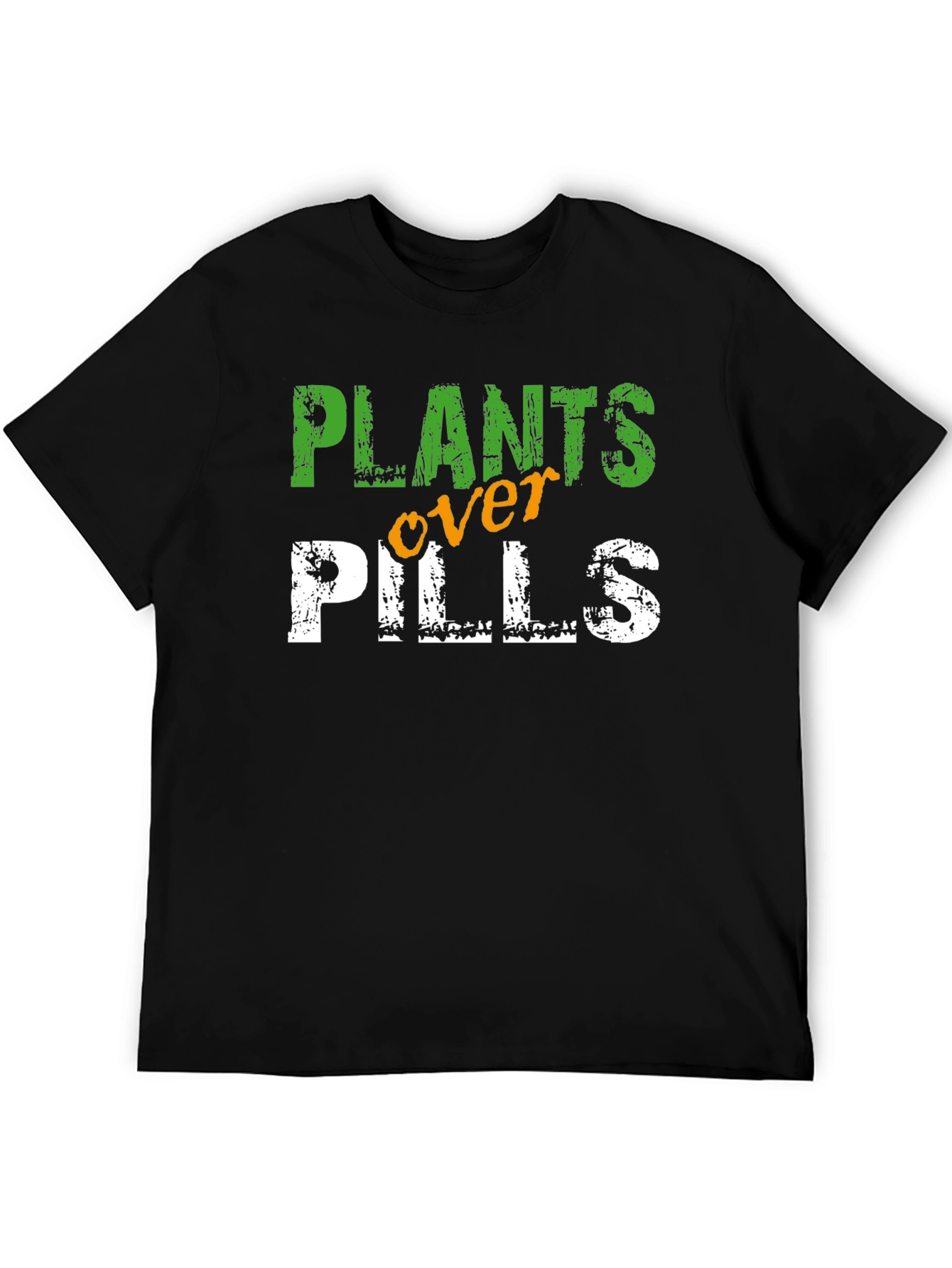 Black Plants Over Pills T-Shirt view 5