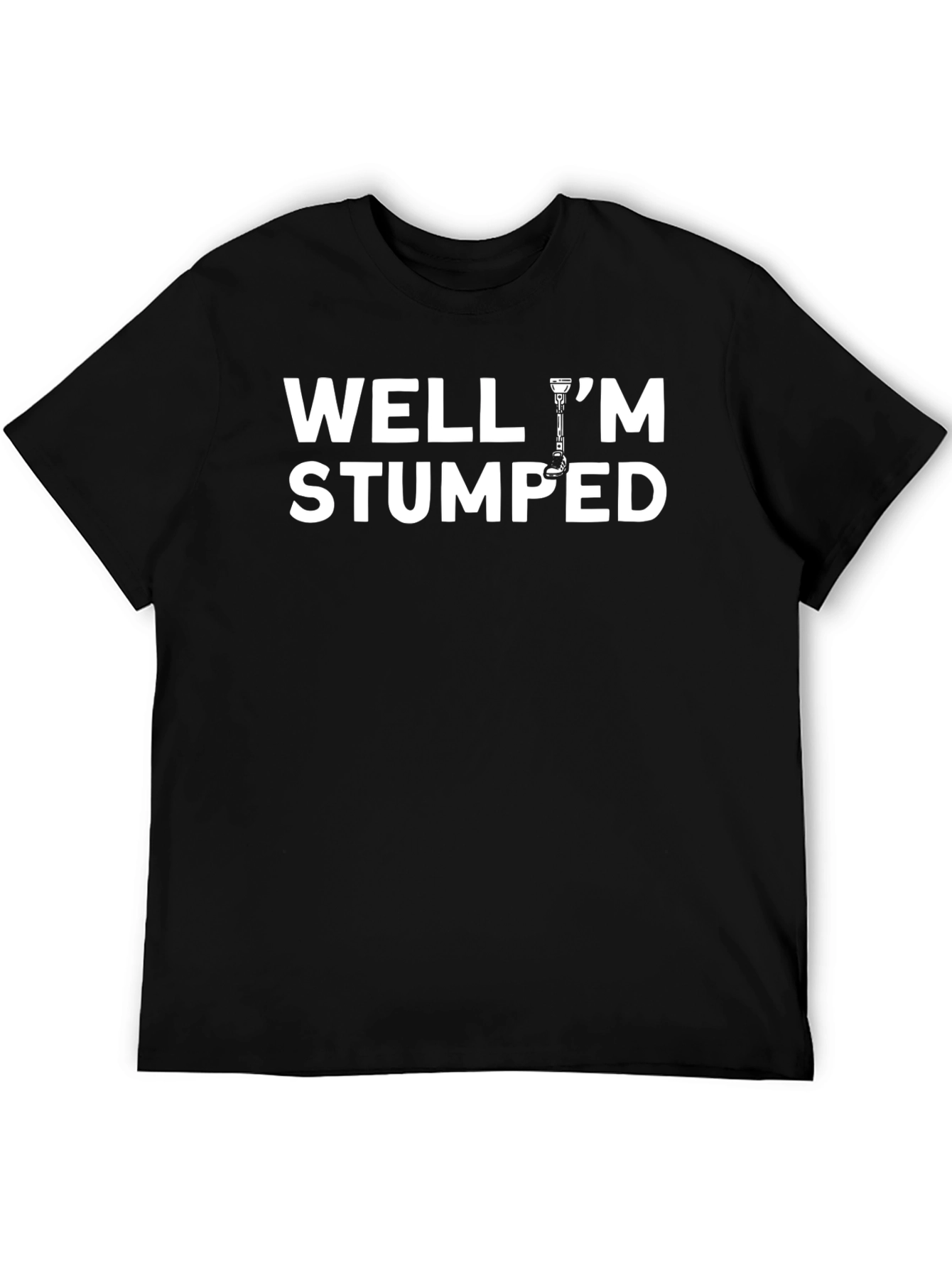 Black Well I'm Stumped Graphic Tee view 5