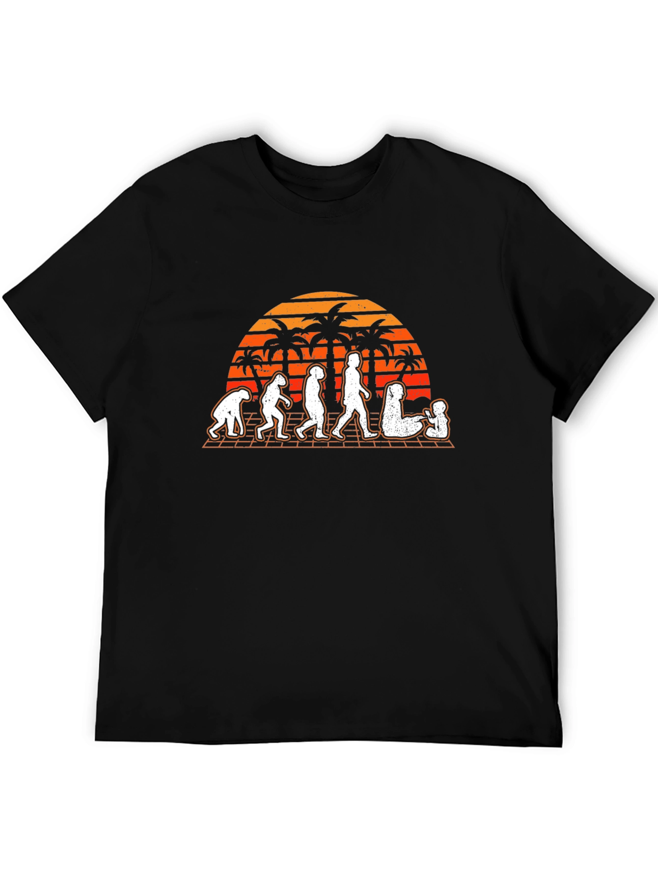Black Evolution Baby T-Shirt view 5
