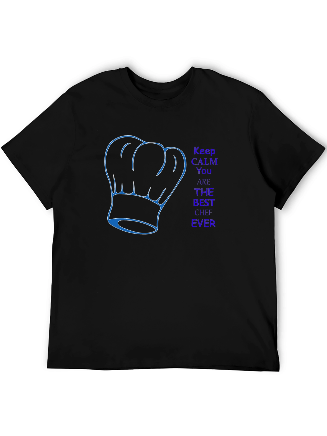 Black Best Chef Ever T-Shirt - Keep Calm view 5