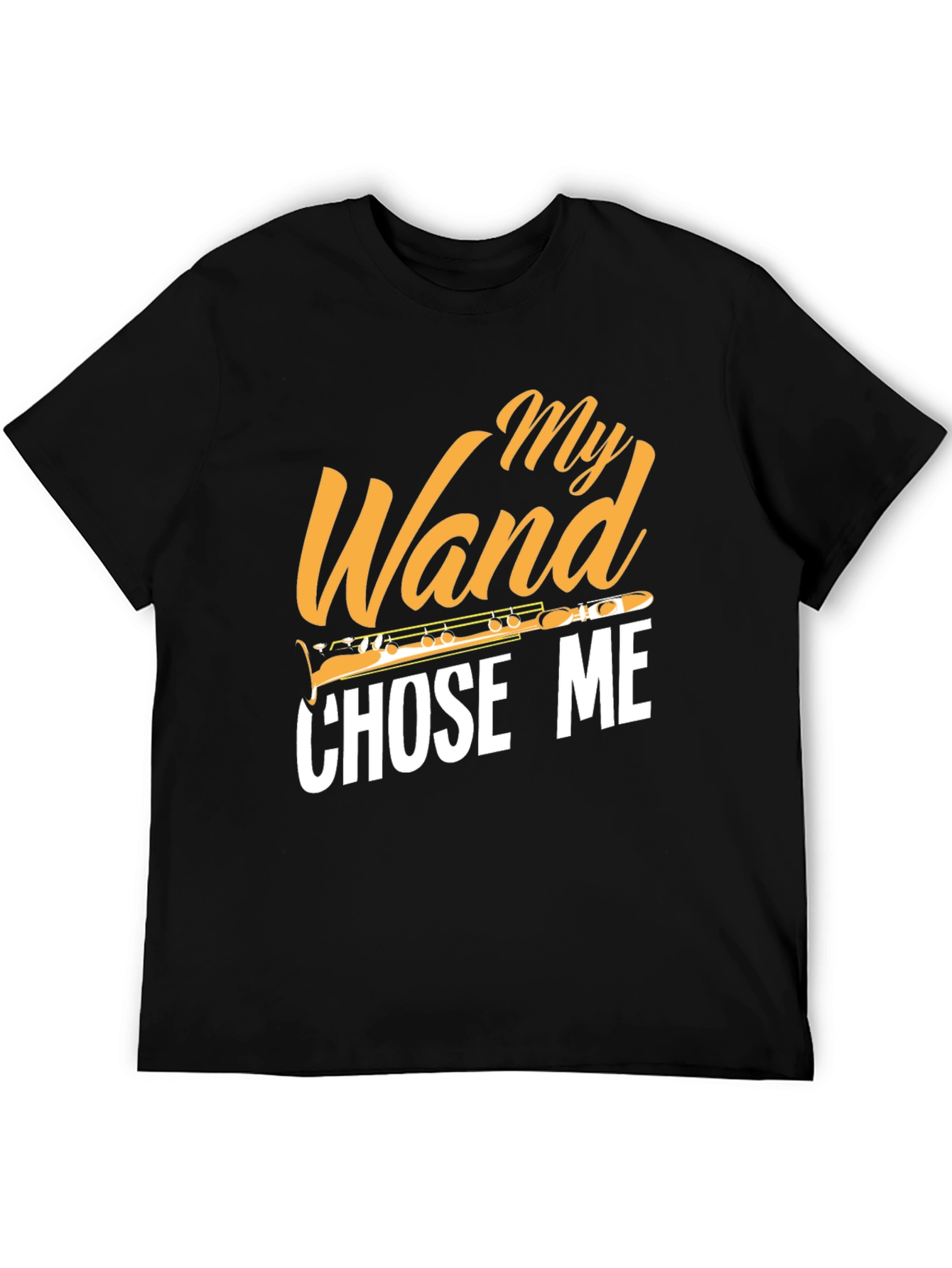 Black Musical 'My Wand Chose Me' Graphic T-Shirt view 5