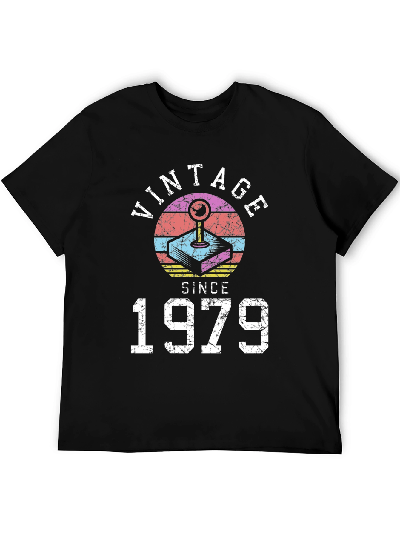Black Vintage 1979 Gamer T-Shirt view 5