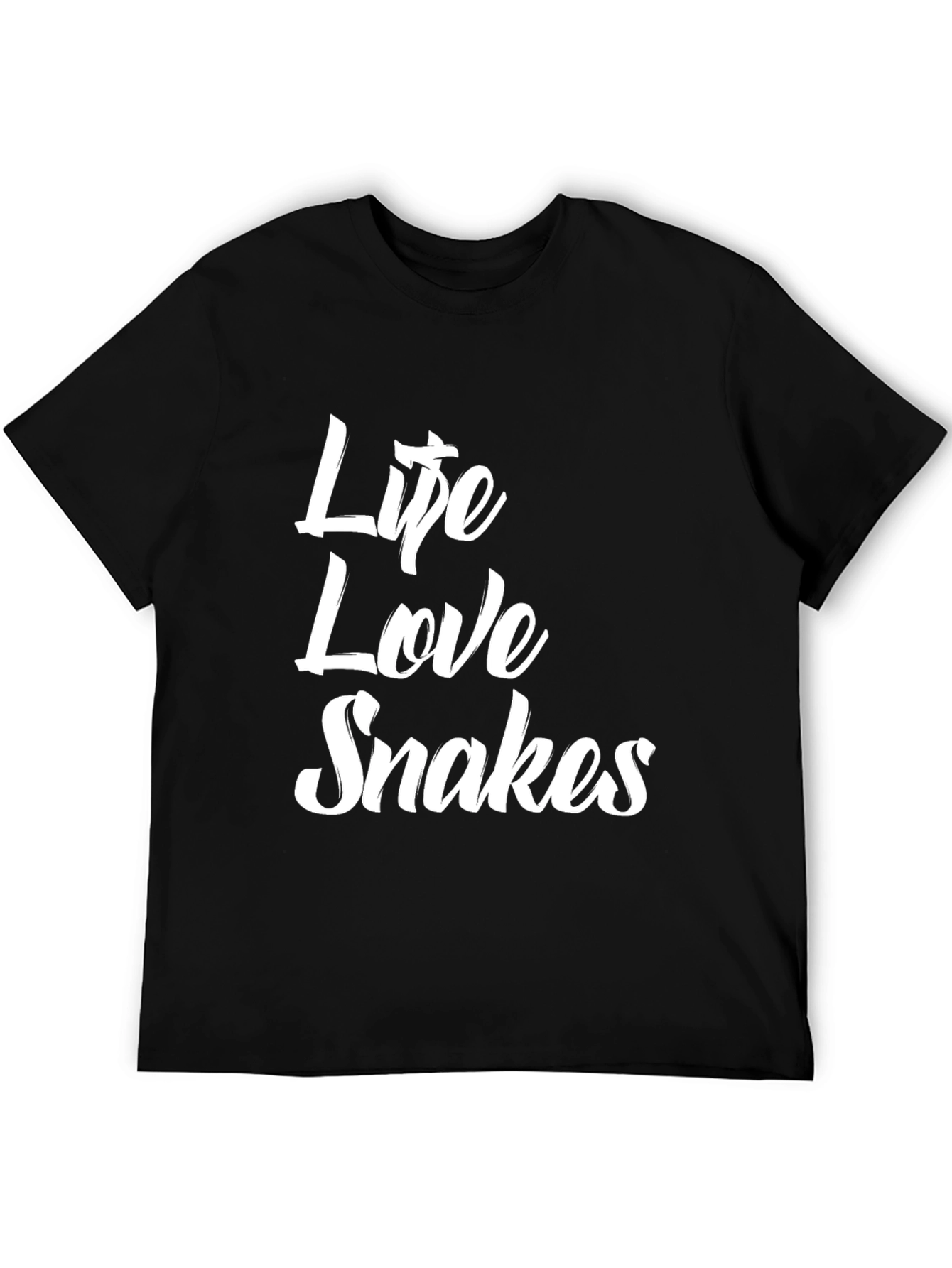 Black Life Love Snakes Graphic T-Shirt view 5