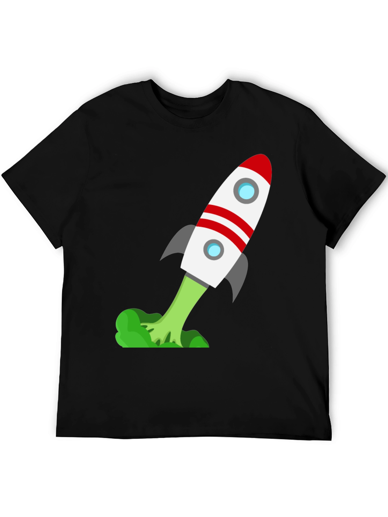 Black Rocket T-Shirt - Blast Off in Style! view 5