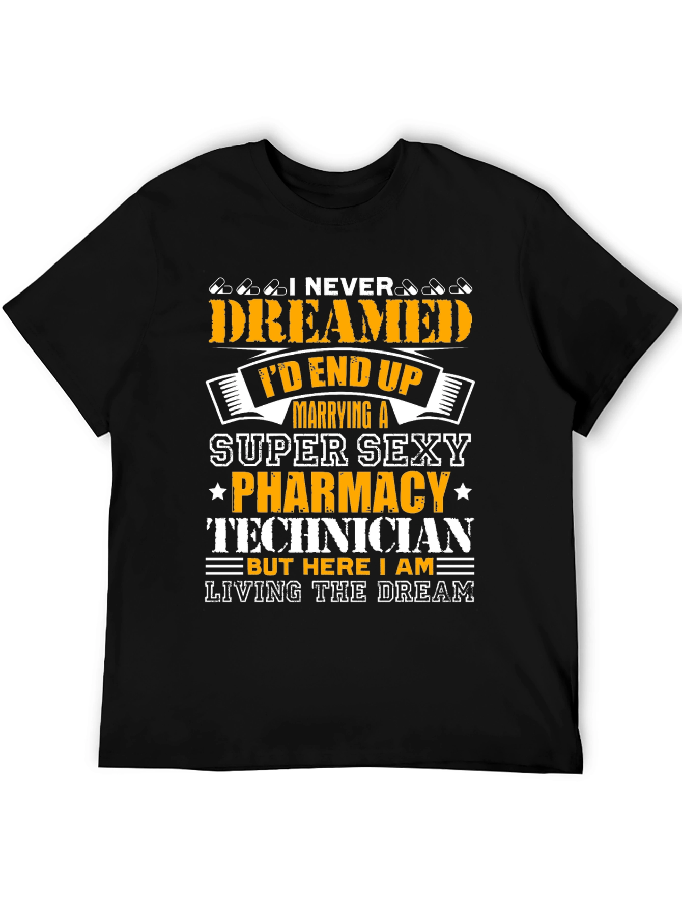 Black Funny Pharmacy Technician T-Shirt Gift view 5