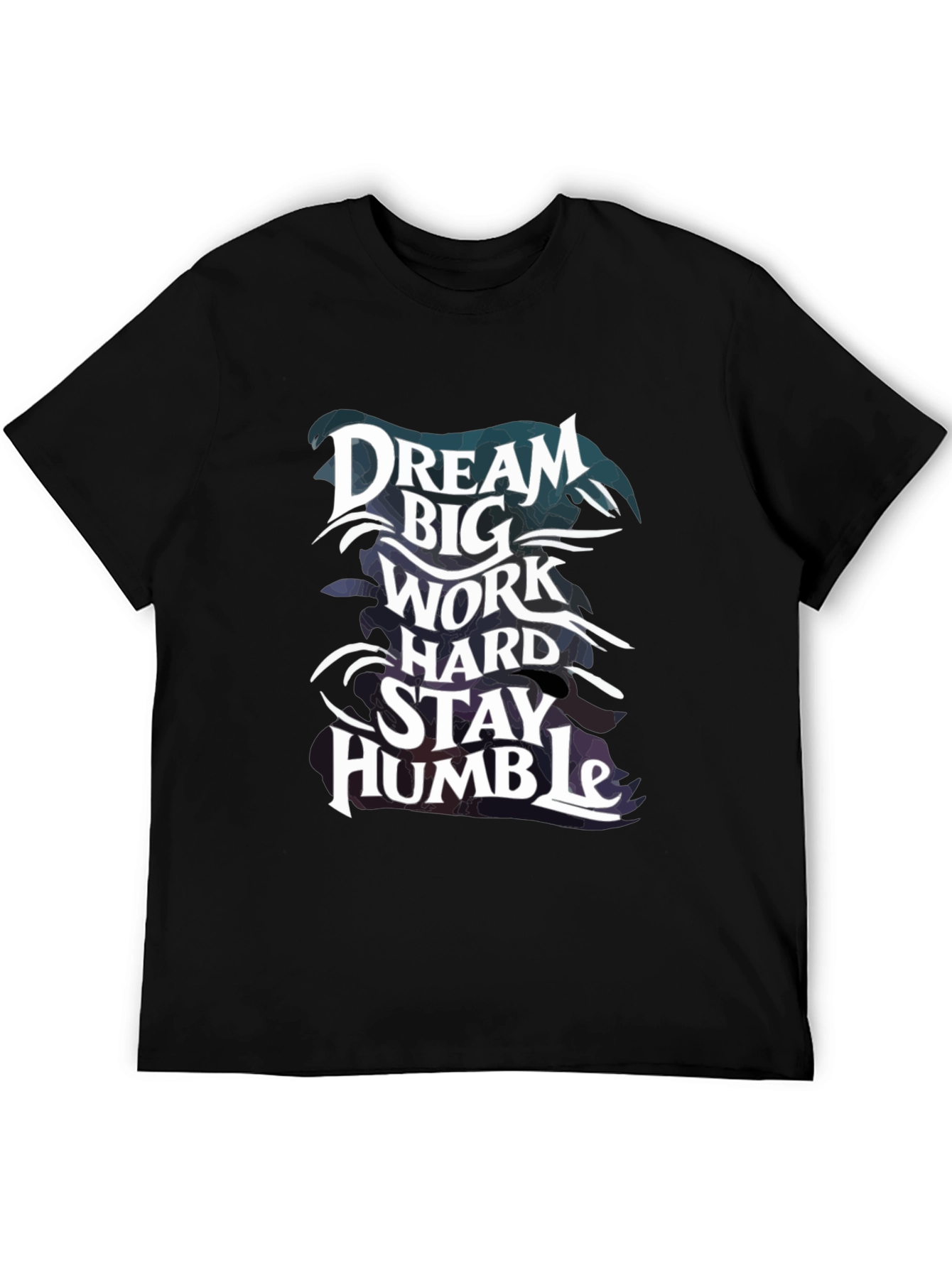 Black Dream Big Graphic Tee - Black view 5