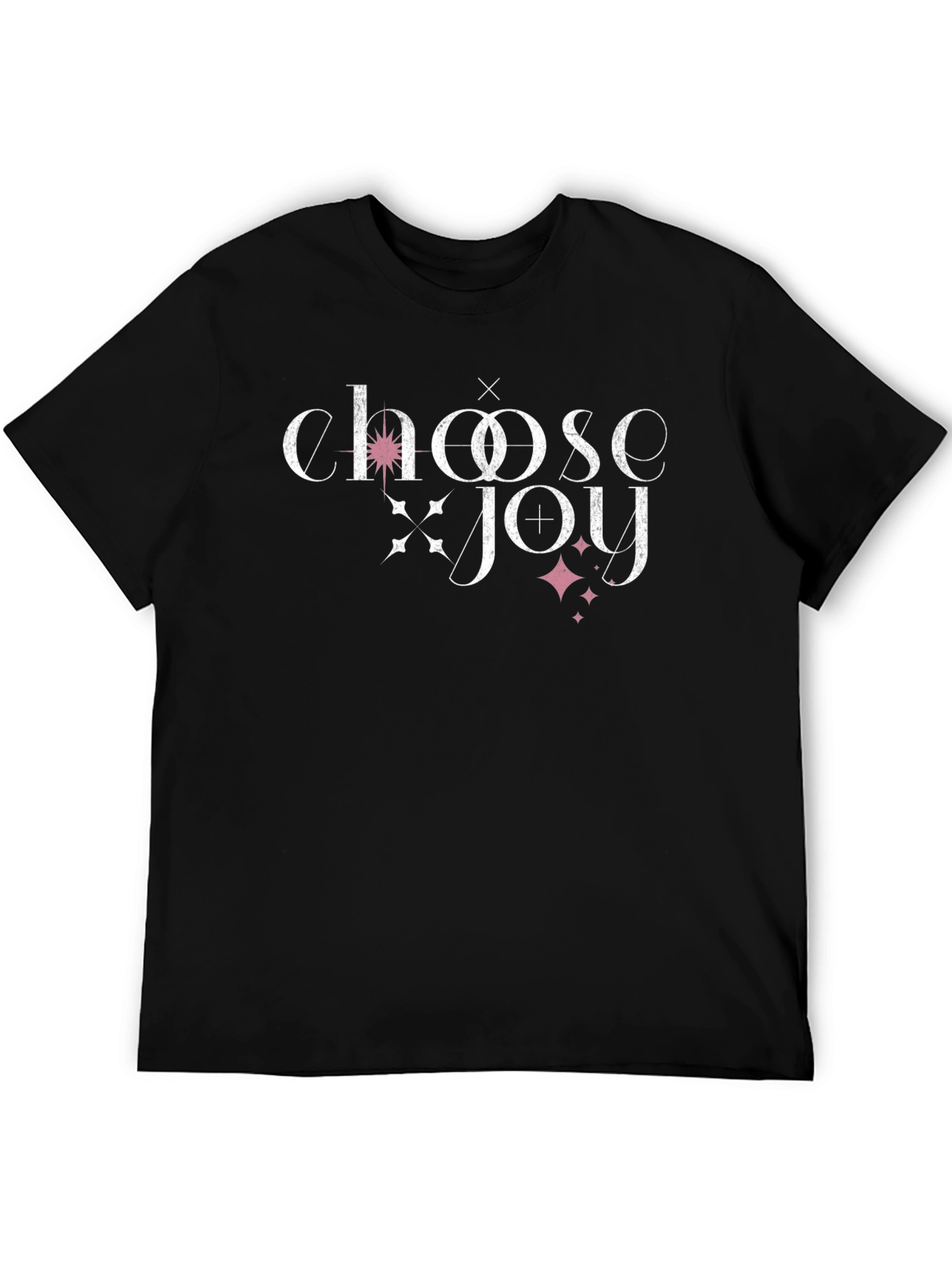 Black Choose Joy Graphic T-Shirt - Unisex Black Tee view 5