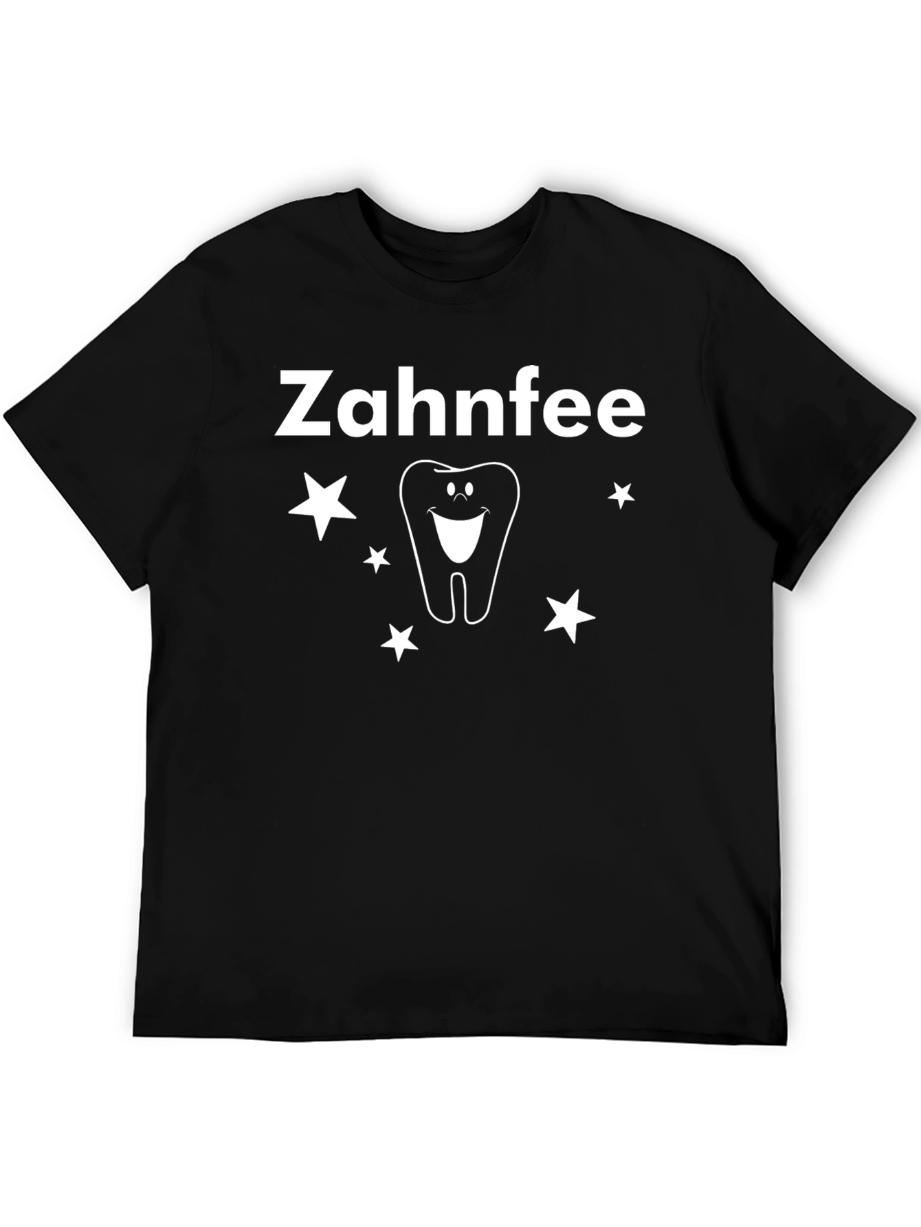 Black Zahnfee Tooth Fairy T-Shirt view 5