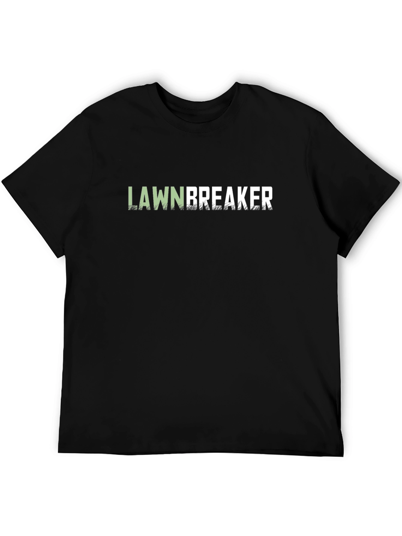 Black Lawnbreaker Graphic T-Shirt - Black view 5