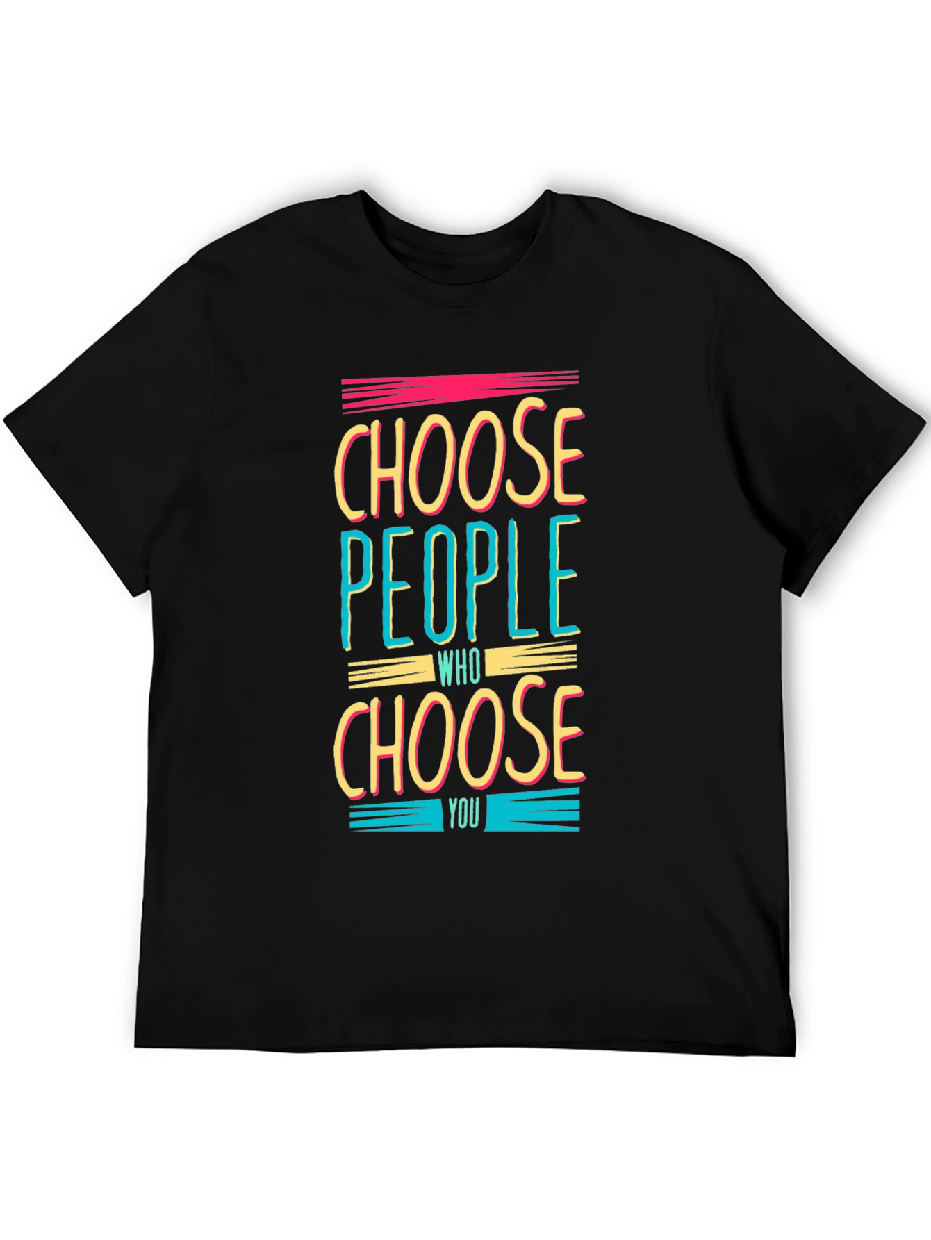 Black Choose People Graphic T-Shirt view 5