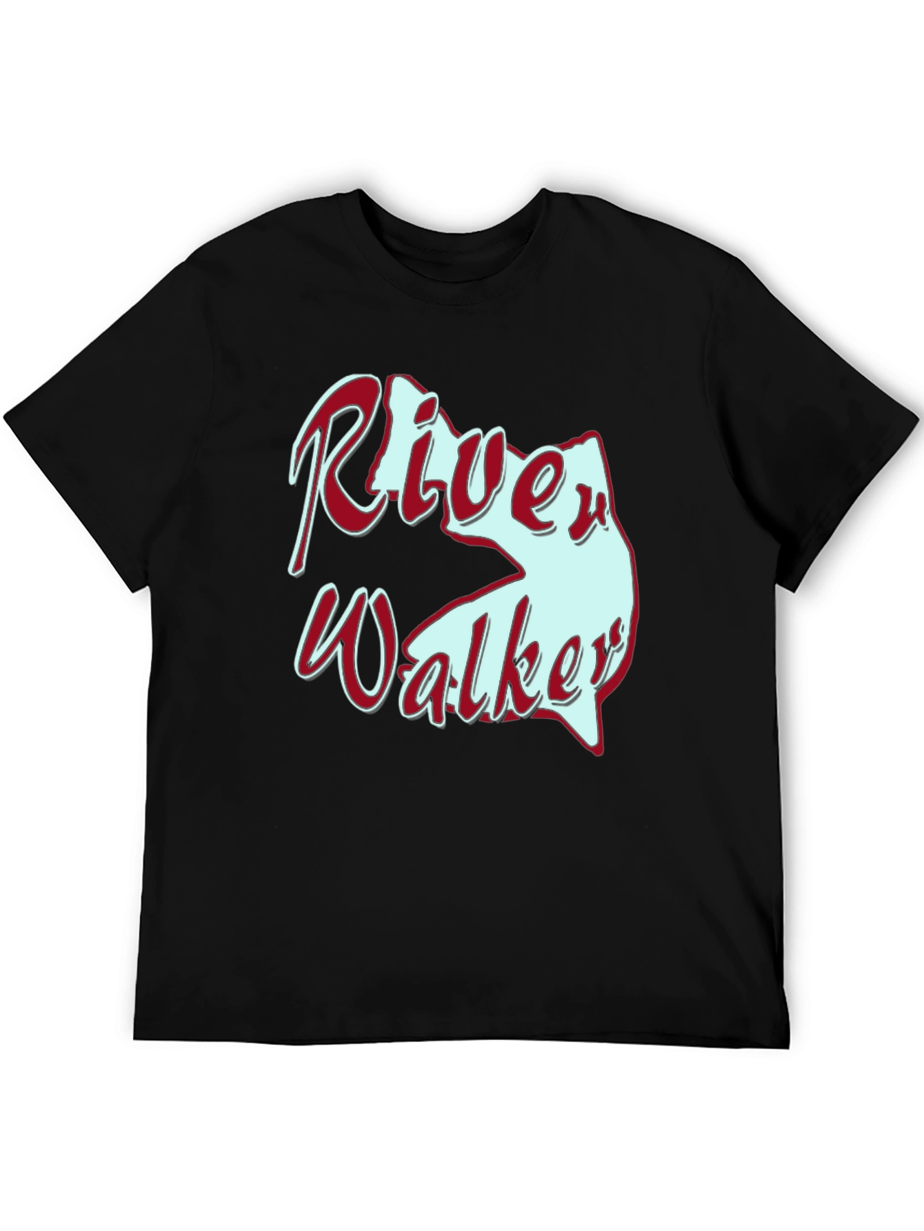Black River Walker Novelty Graphic T-Shirt view 5