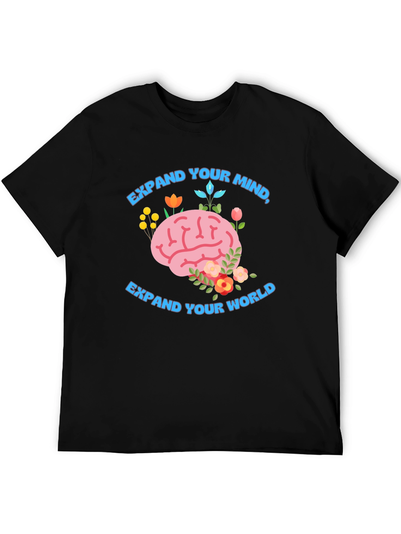Black Expand Your Mind T-Shirt view 5