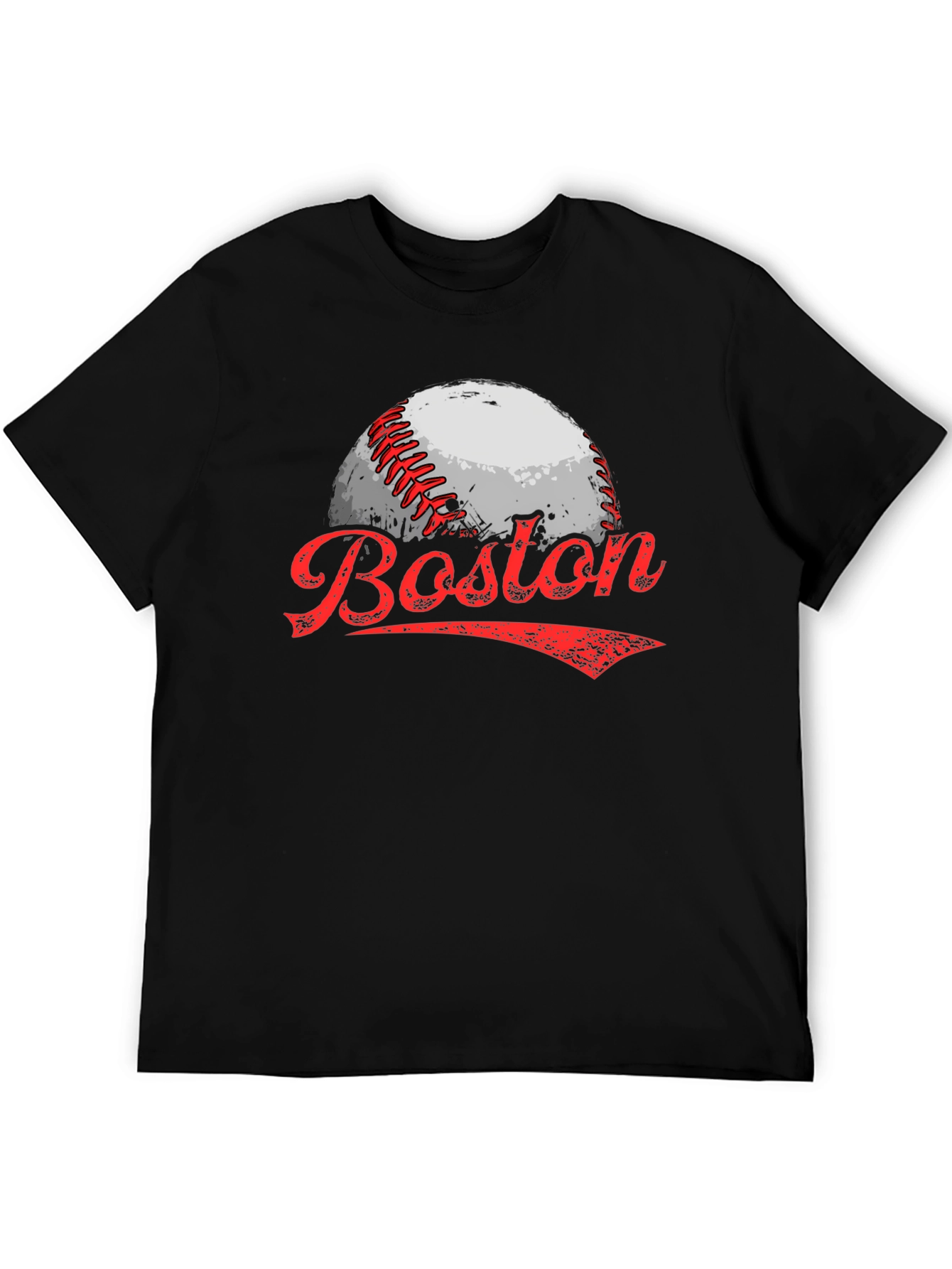Black Boston Baseball Graphic Tee view 5