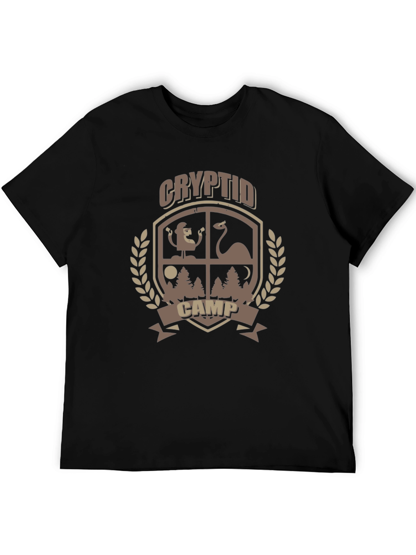 Black Cryptid Camp Graphic Tee view 5