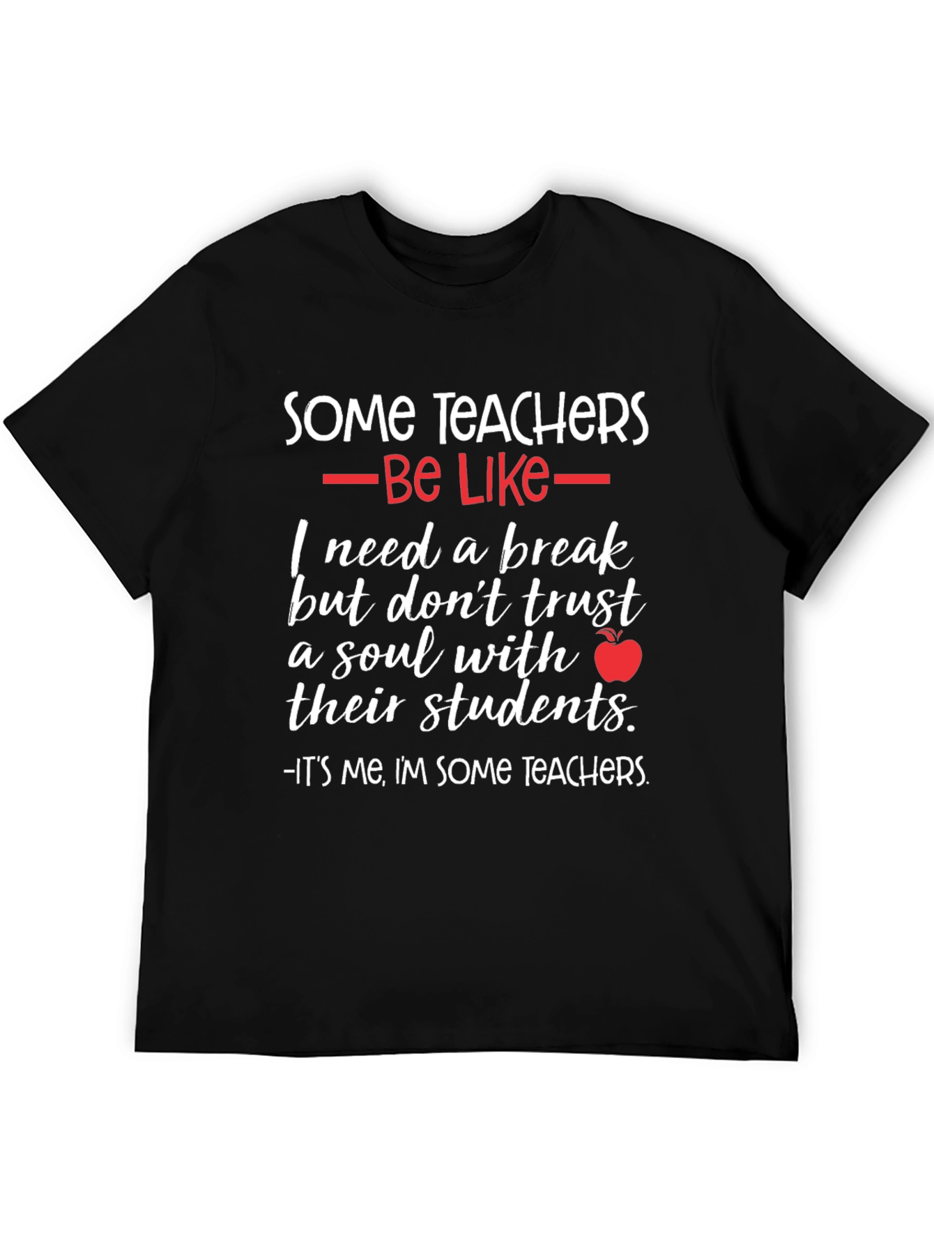 Black Some Teachers Graphic T-Shirt view 5
