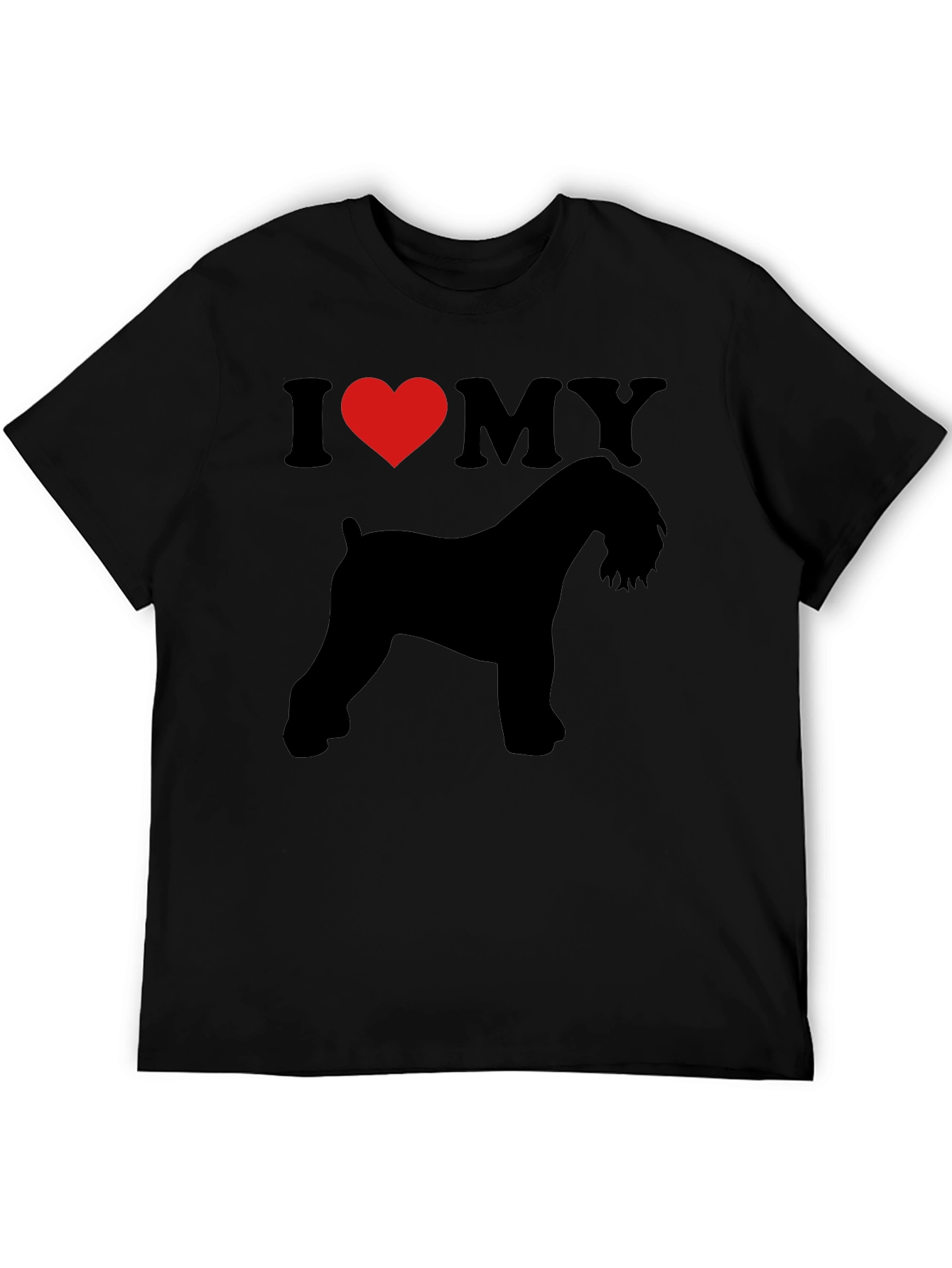 I Heart My Dog T-Shirt - Black Dog Lover Tee - 5