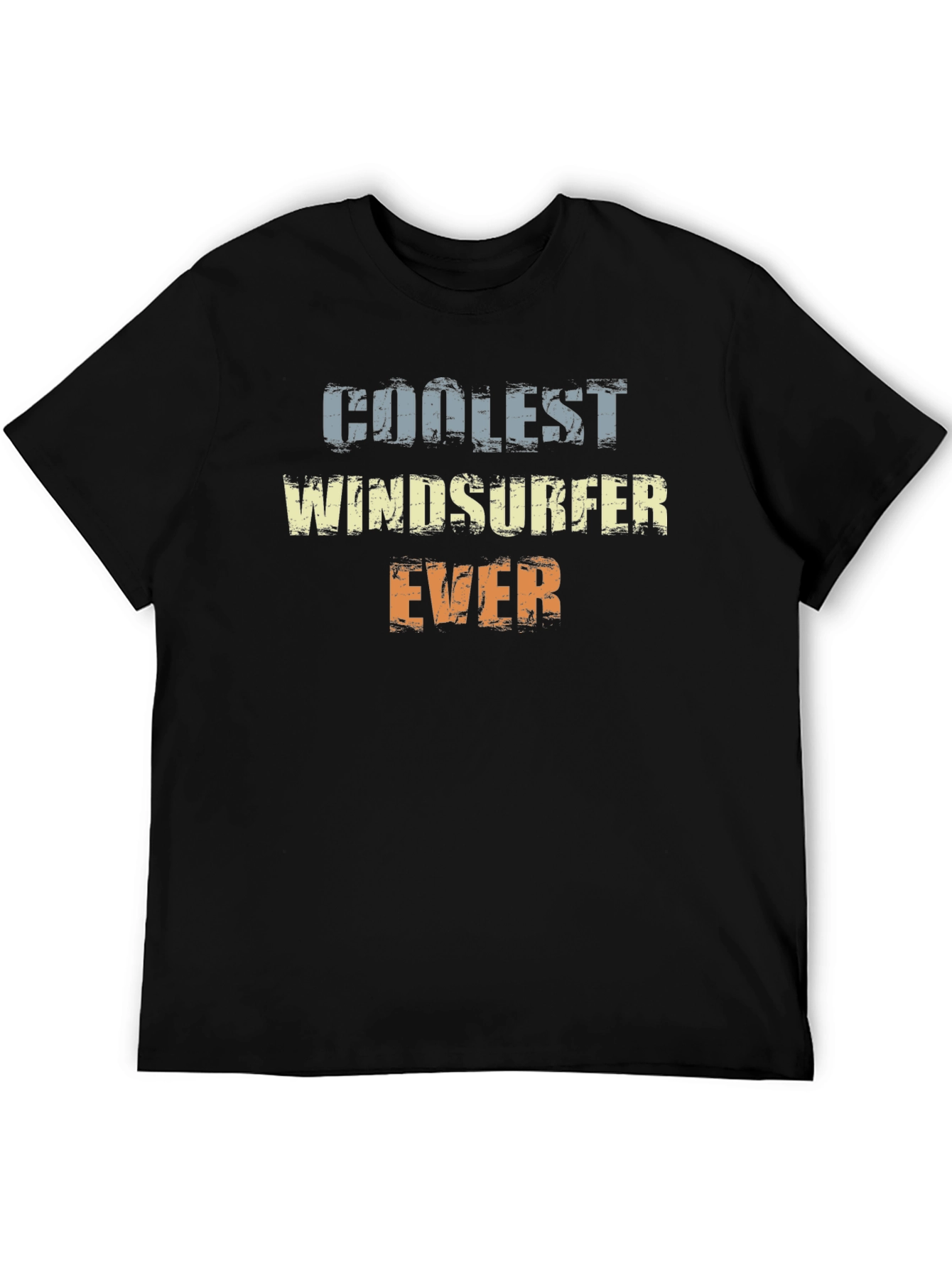 Black Coolest Windsurfer Ever T-Shirt view 5