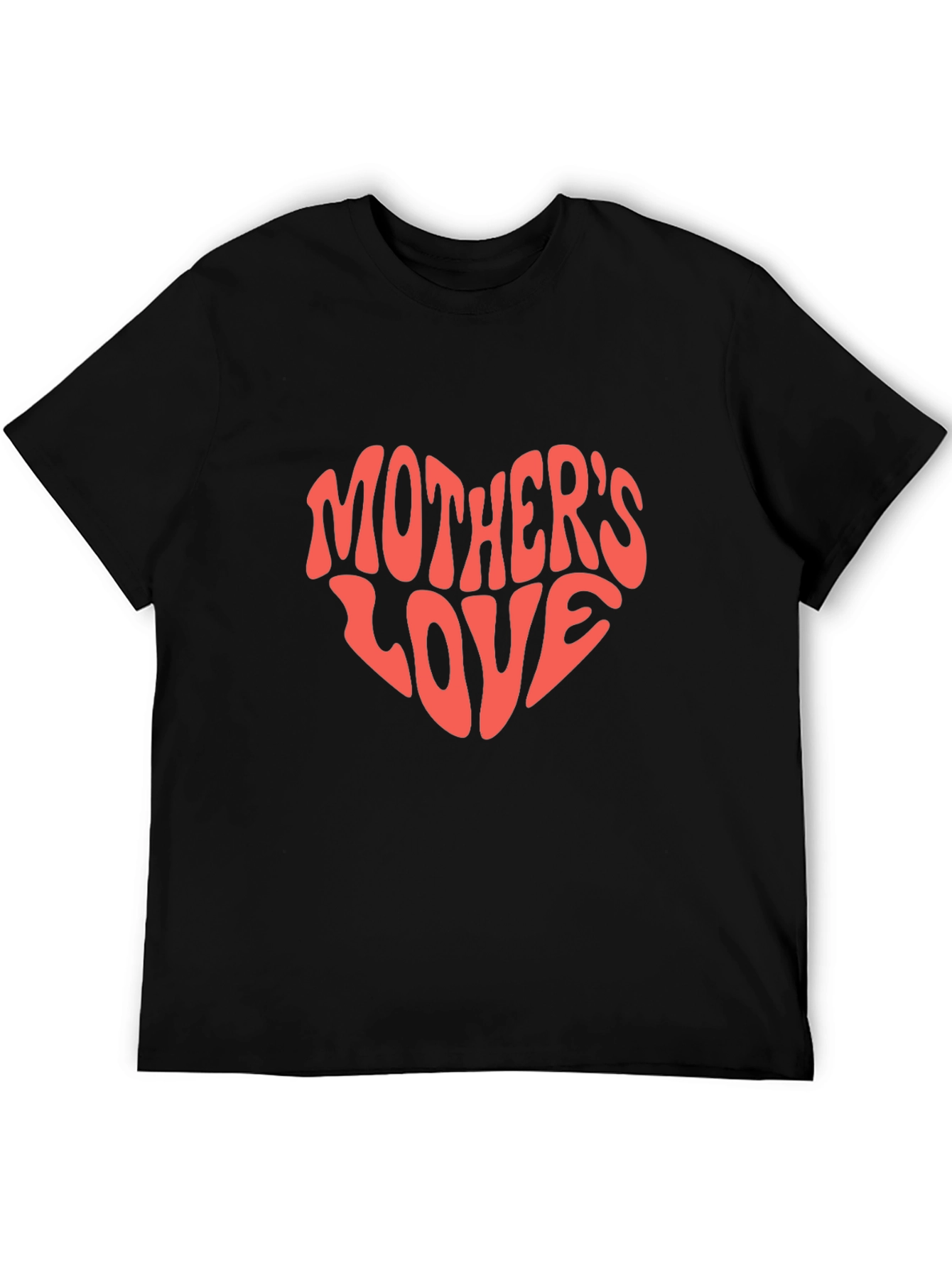 Black Mother's Love Heart Graphic T-Shirt view 5