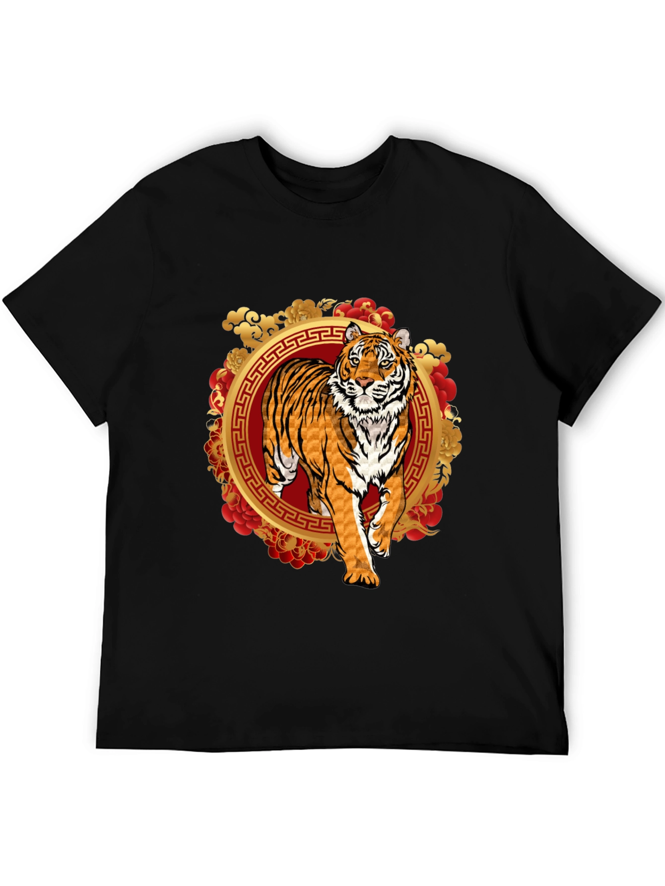 Black Year of the Tiger Graphic Tee view 5