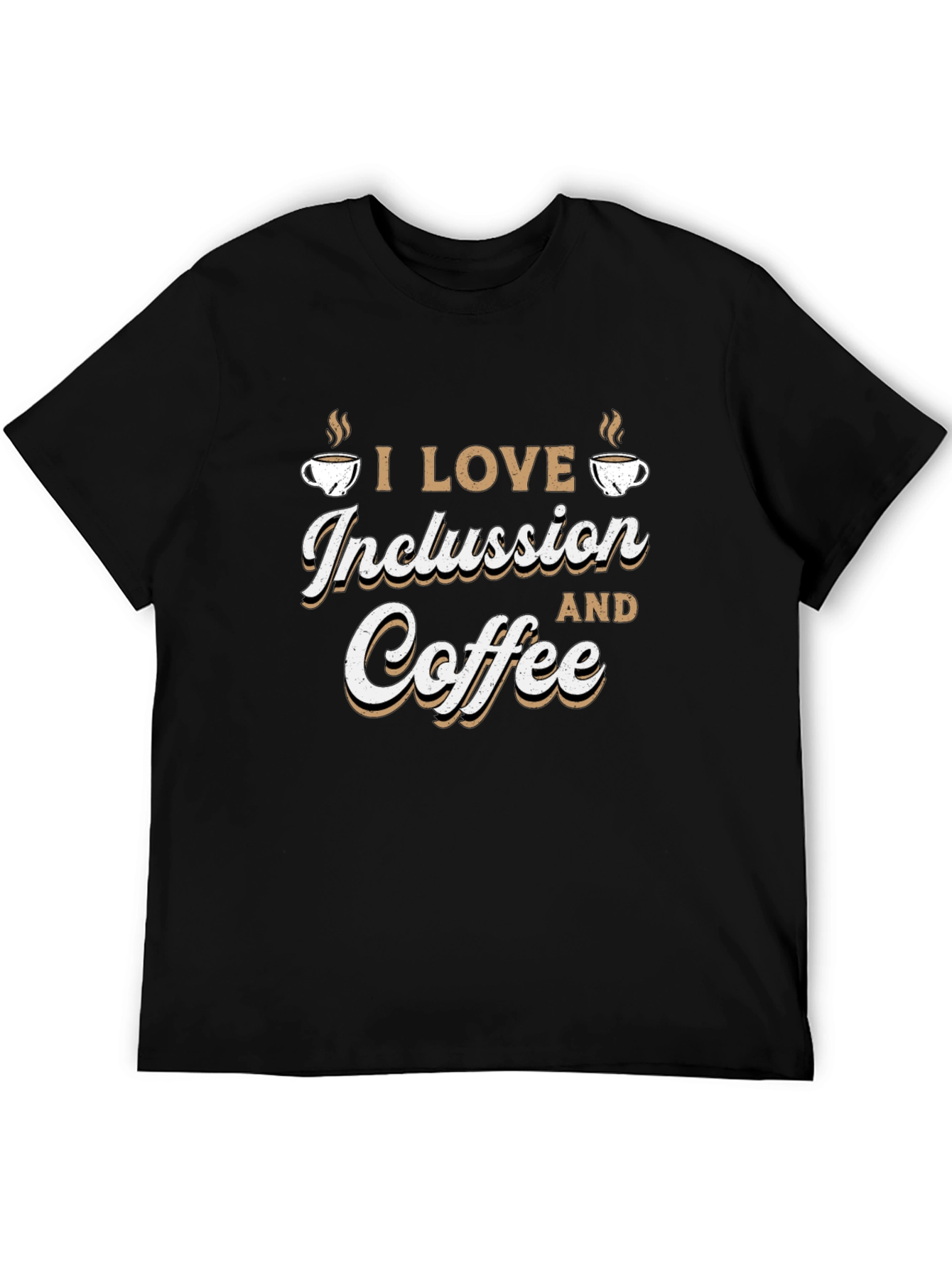 Black Inclusion and Coffee Graphic Tee view 5