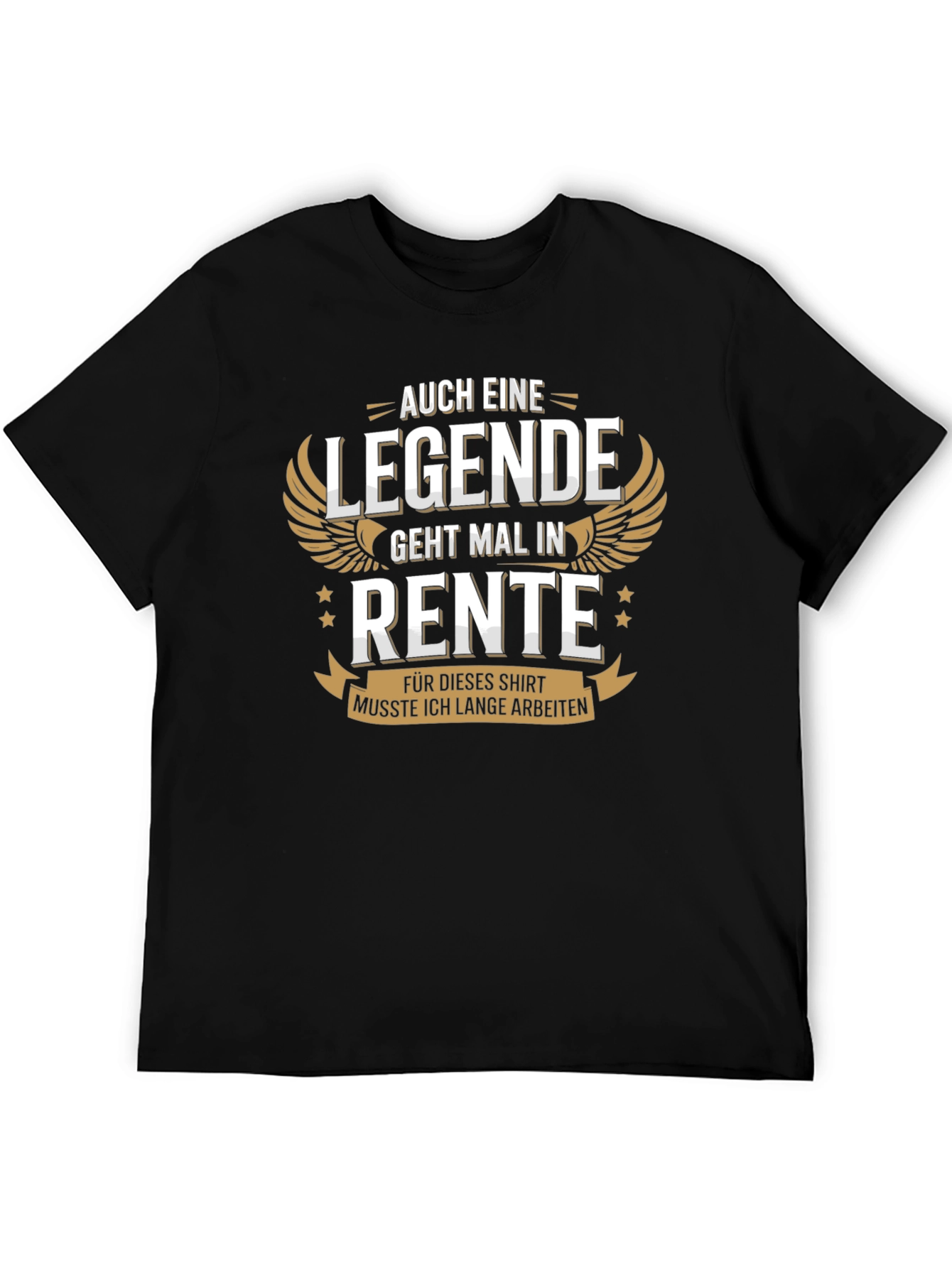 Black Legend Retirement T-Shirt:  Auch Eine Legende Geht Mal In Rente view 5