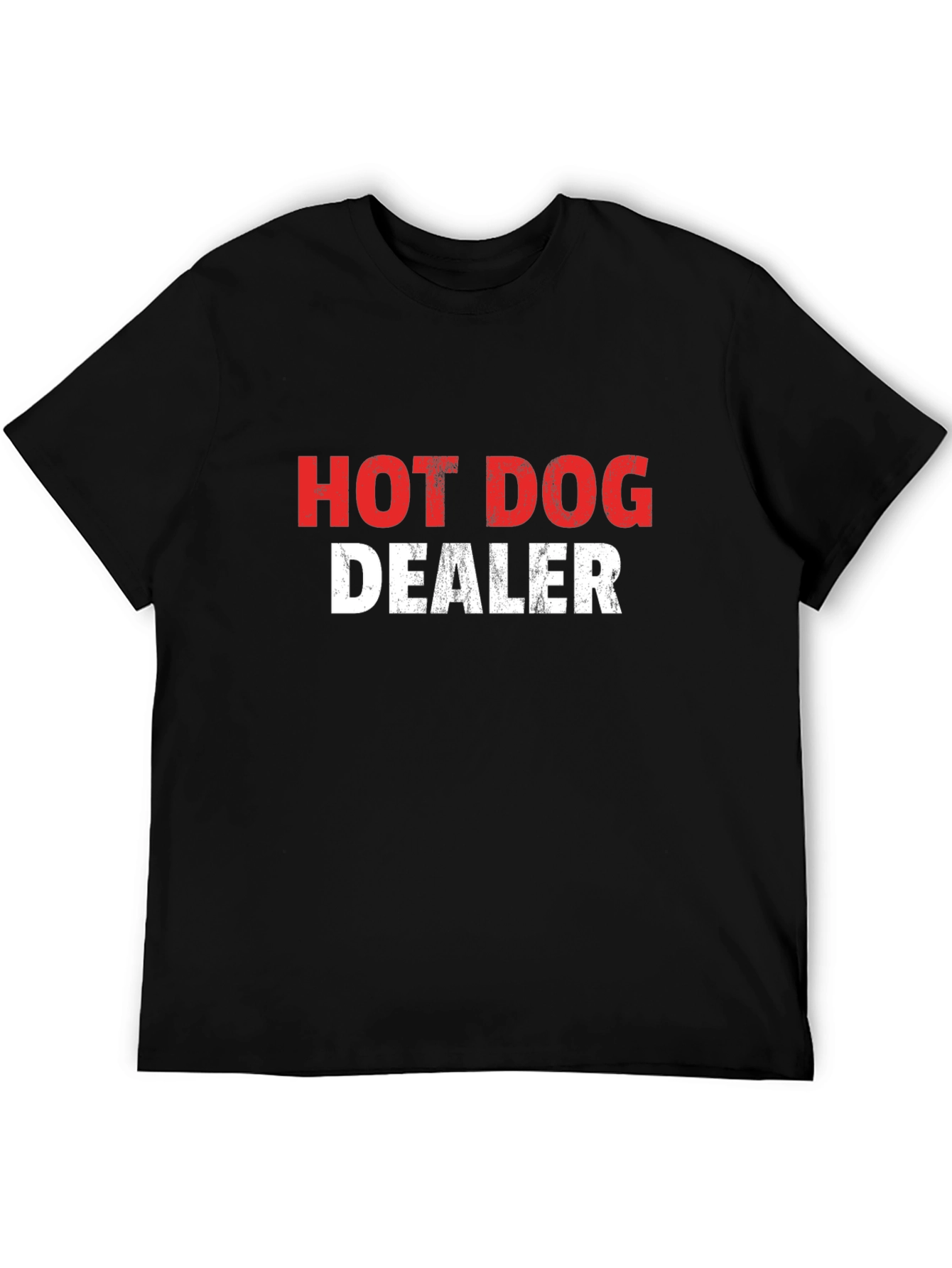Black Hot Dog Dealer Graphic Tee view 5