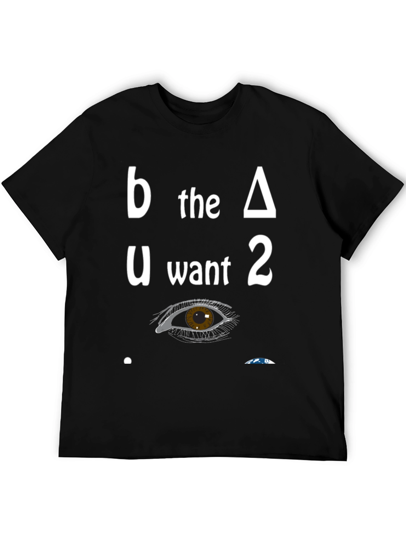 Black Be the Change T-Shirt Graphic Tee view 5
