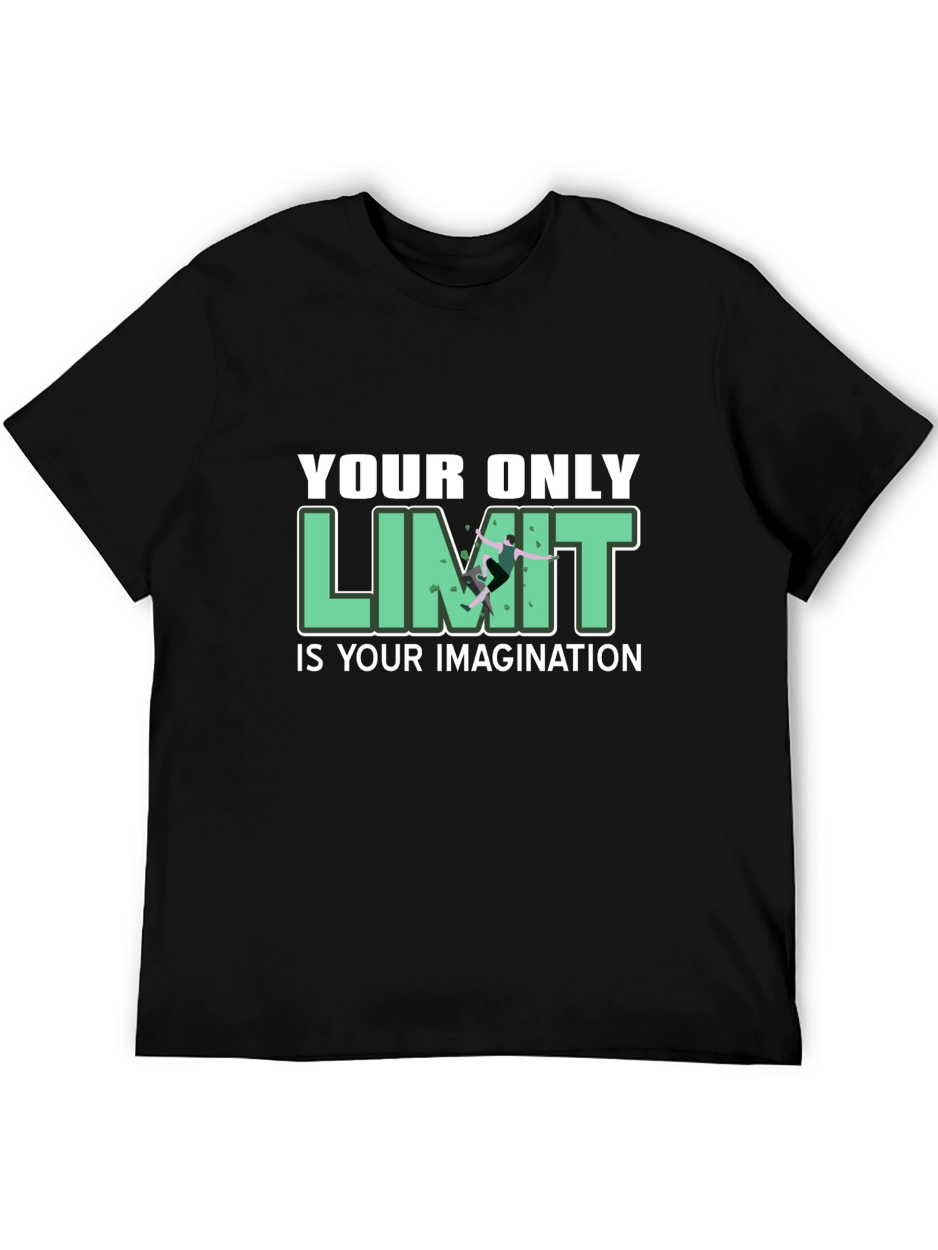Black Limitless Imagination Tee view 5