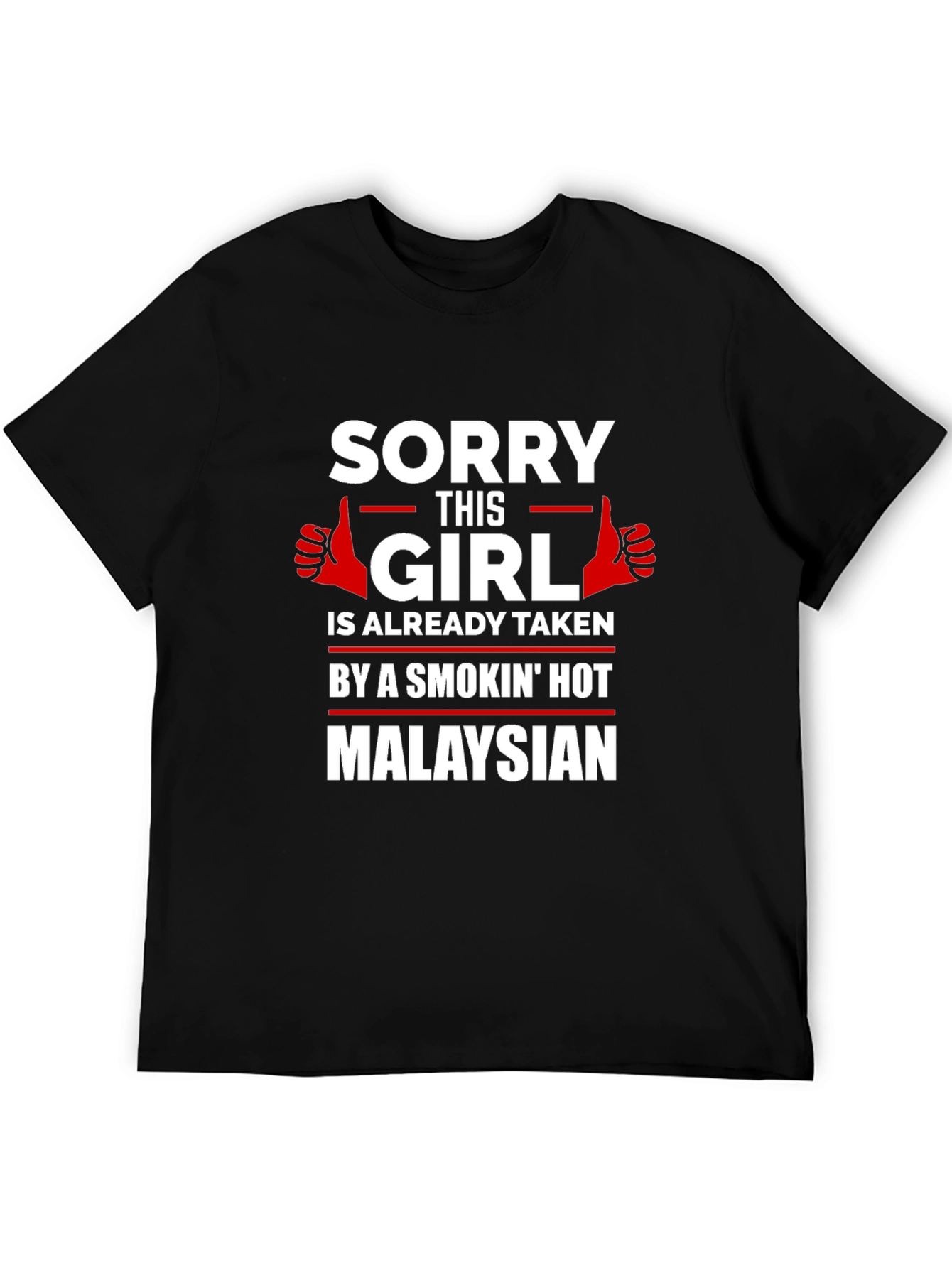 Black Taken by a Smokin' Hot Malaysian Graphic Tee view 5