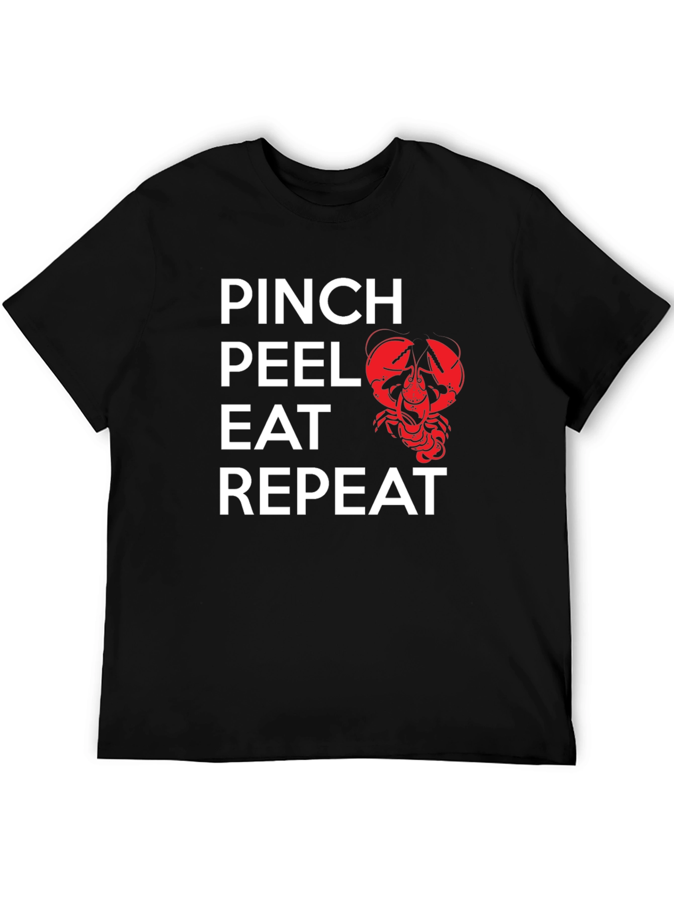 Pinch Peel Eat Repeat Crawfish Graphic Tee - 5