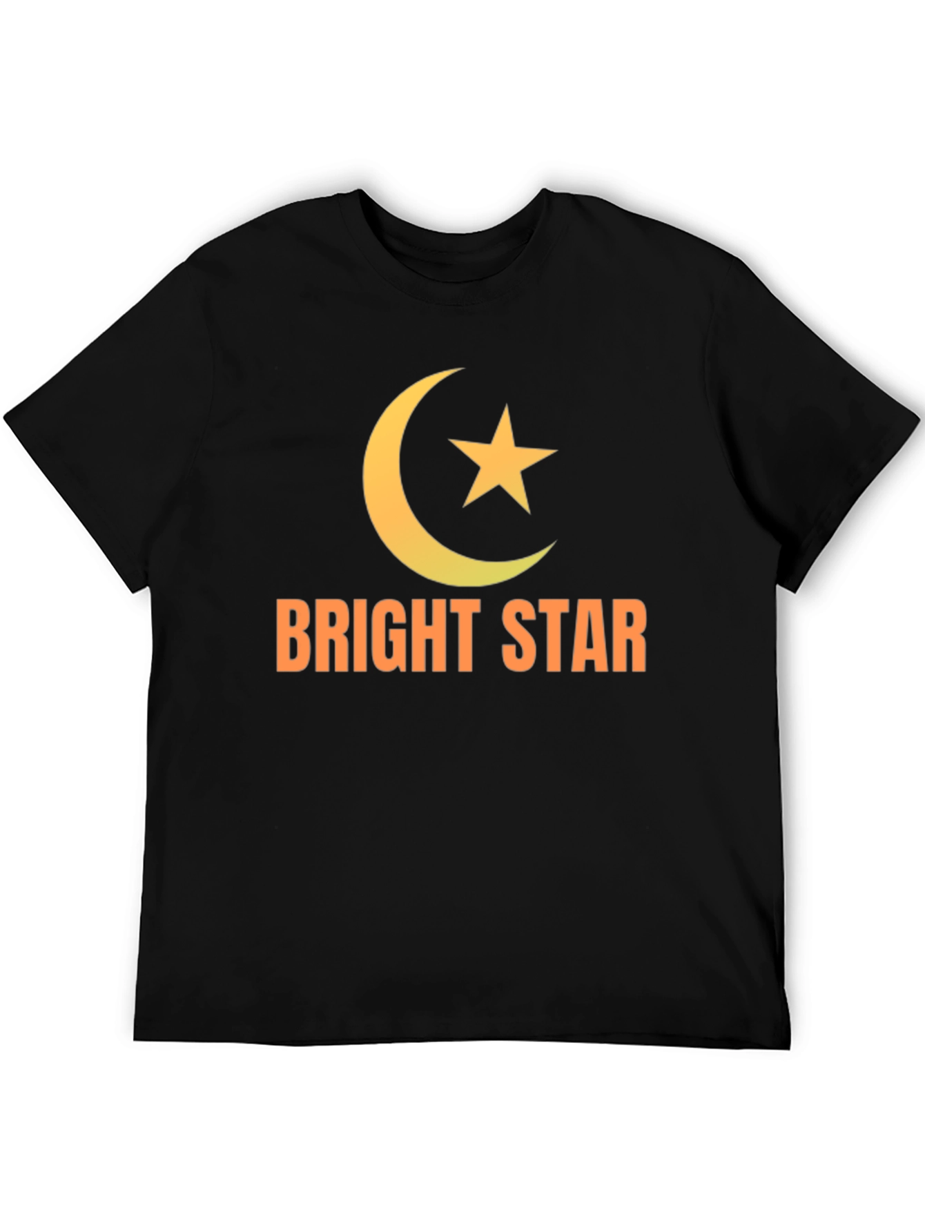 Black Bright Star Graphic T-Shirt - Black view 5