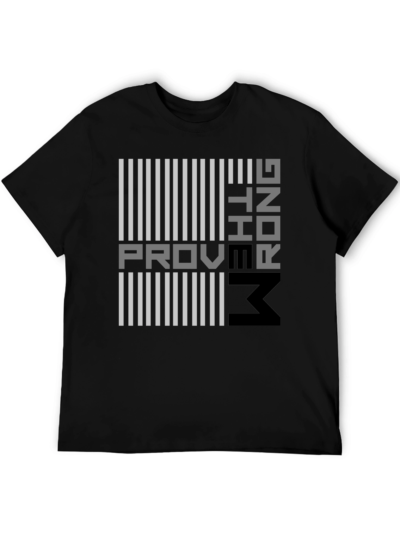 Black Proving Them Wrong Graphic T-Shirt - Modern Design view 5