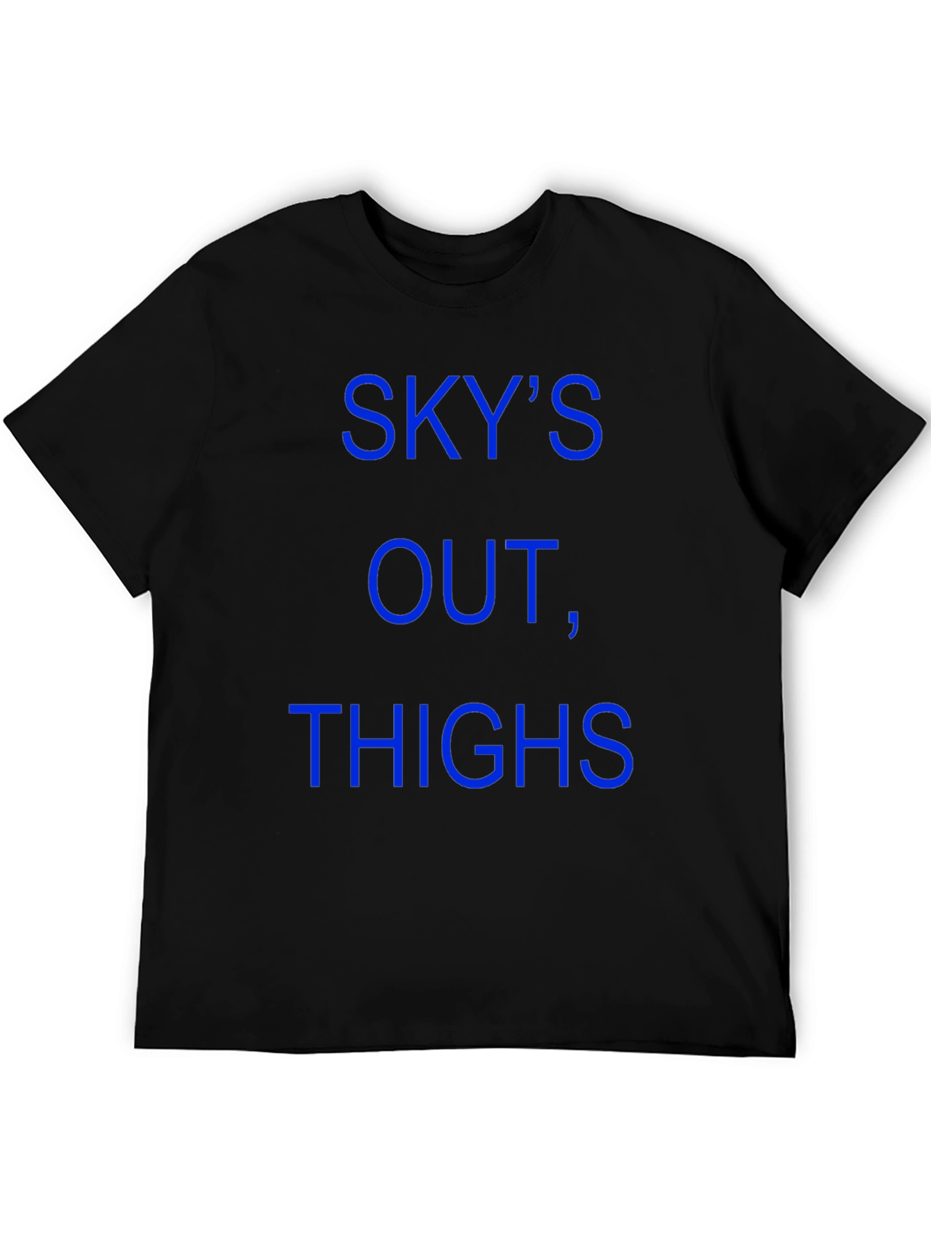 Black Sky's Out Thighs Out T-Shirt view 5