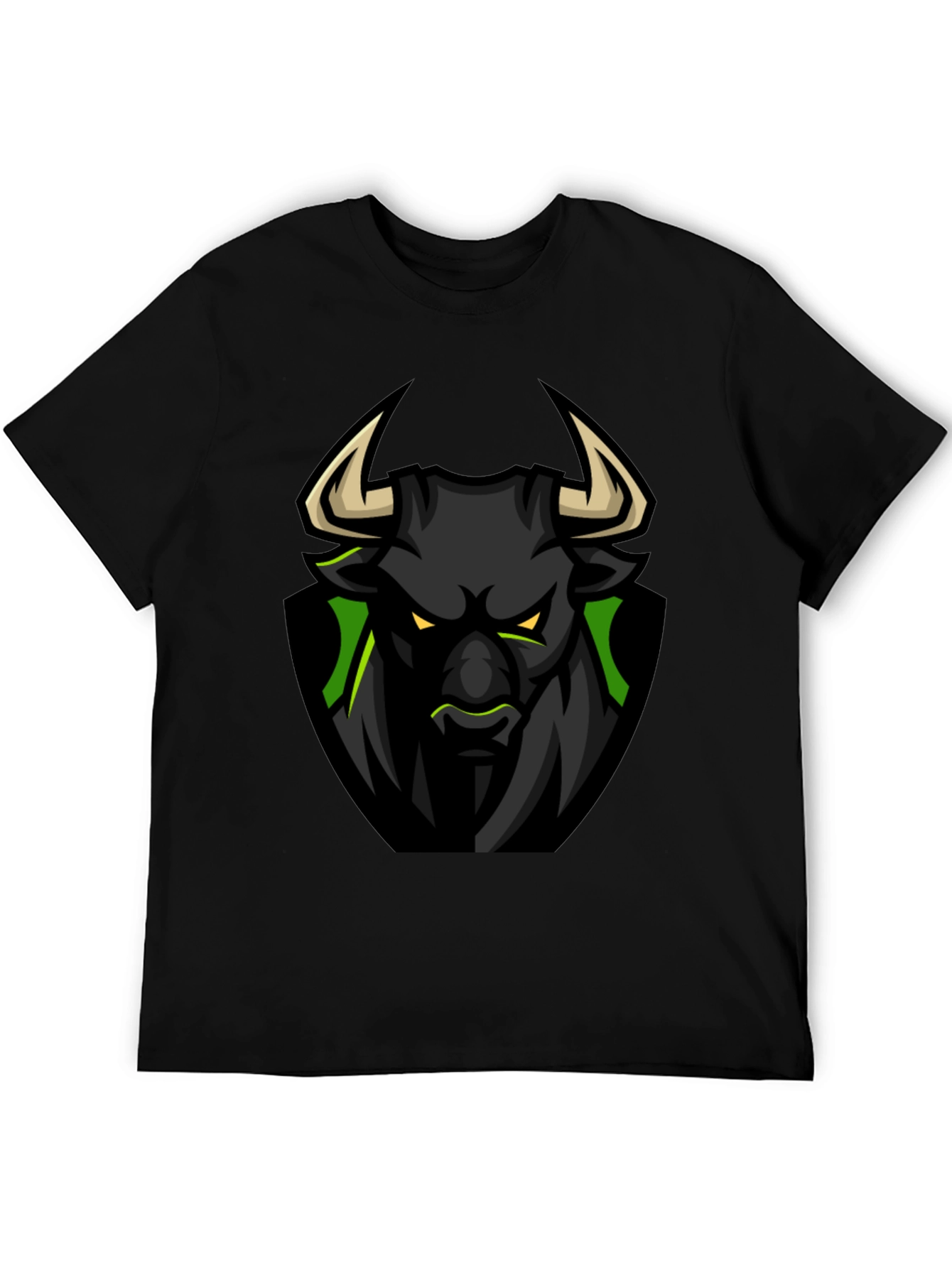 Black Bull Graphic Tee - Fierce Design - 5