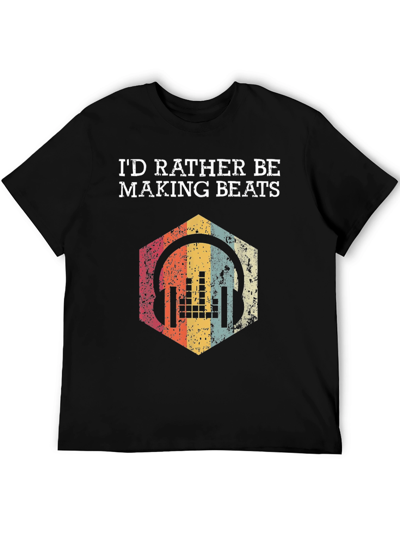 Black Making Beats T-Shirt view 5