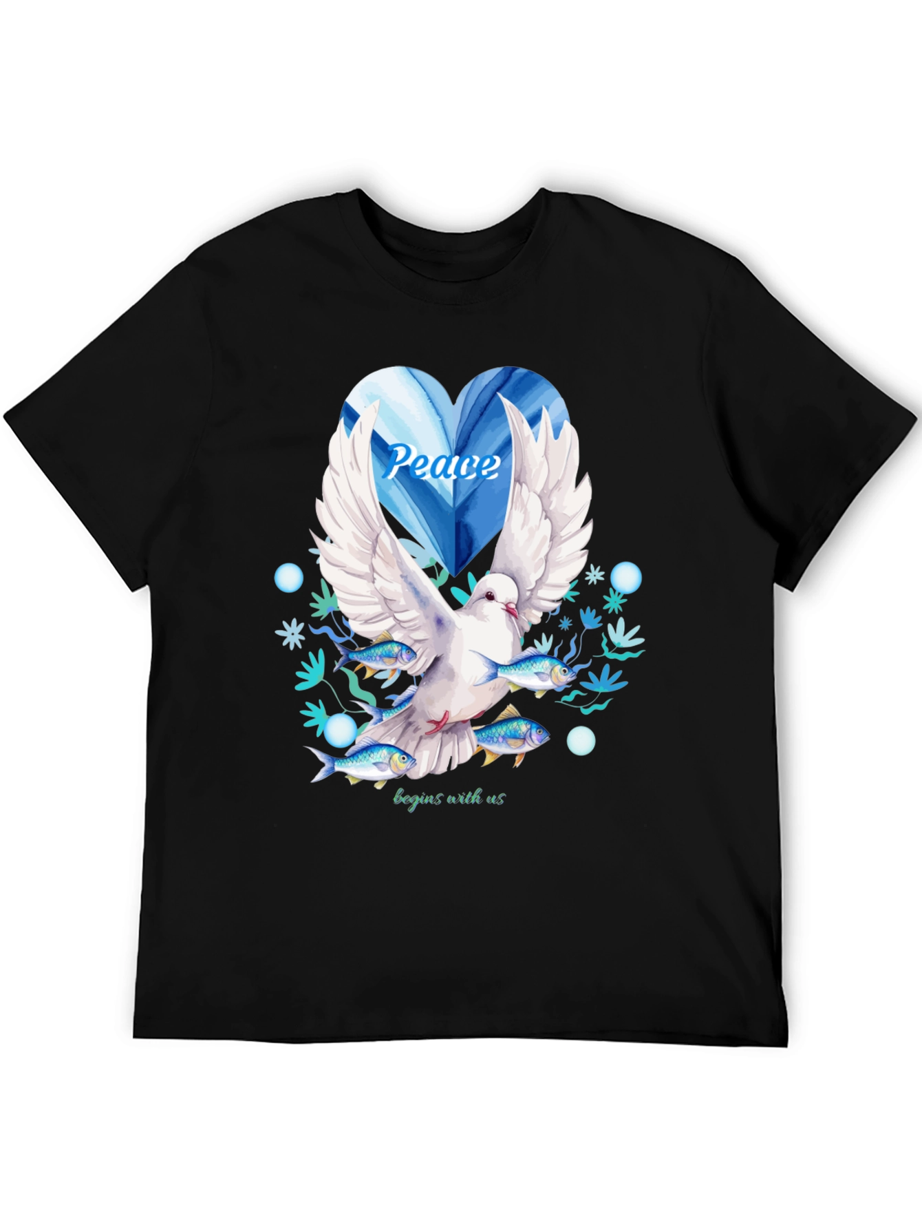 Black Peace Dove Graphic Tee - Begins With Us view 5