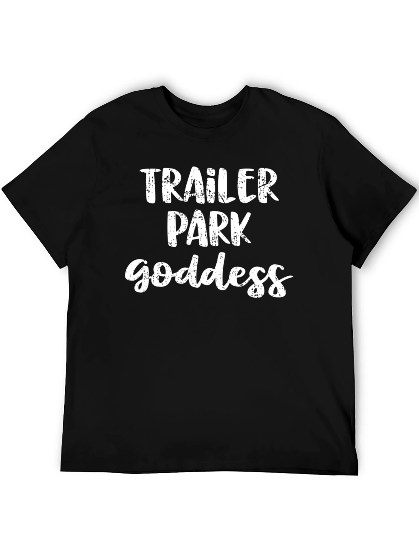 Black Trailer Park Goddess Graphic Tee view 5