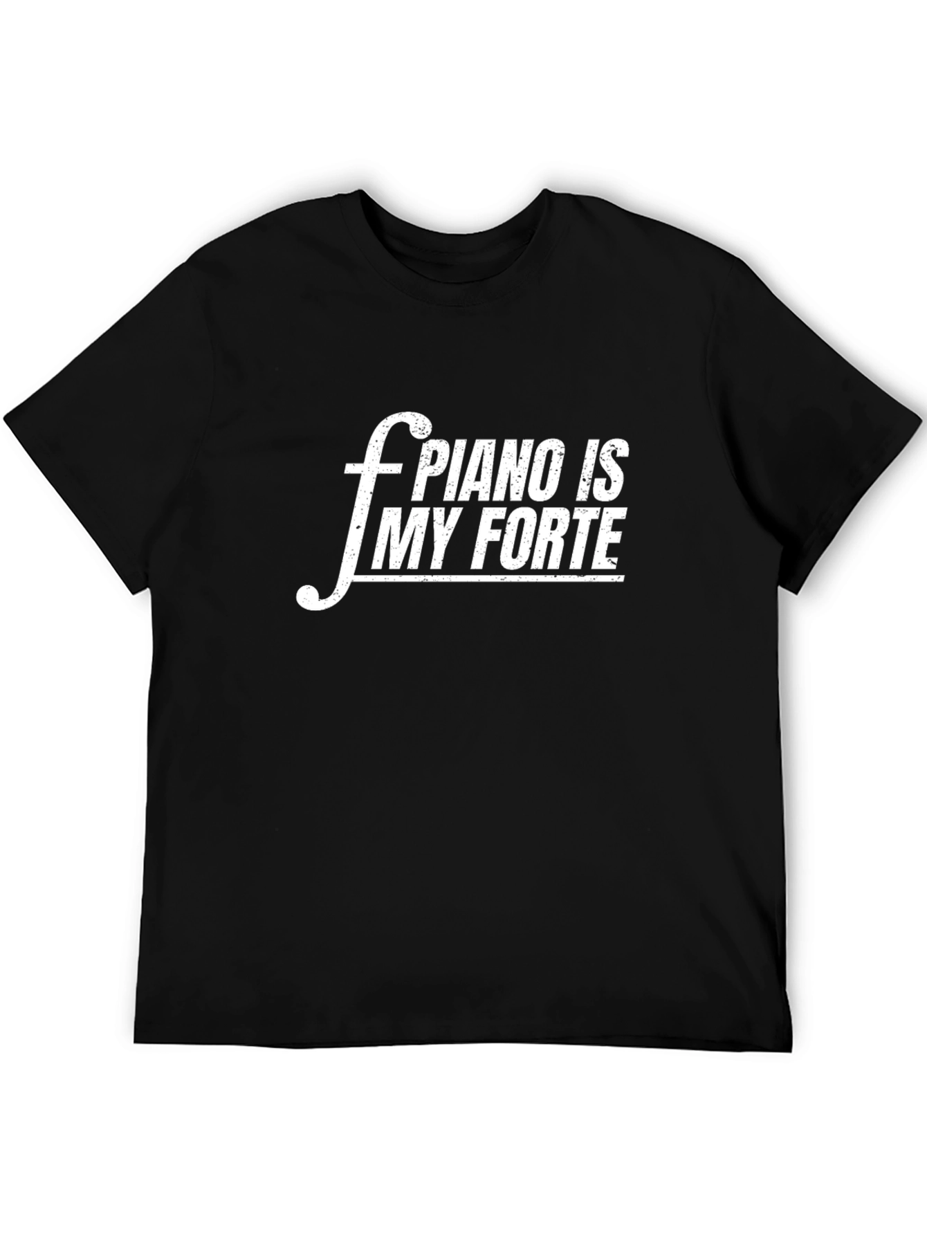 Black Piano Forte T-Shirt view 5