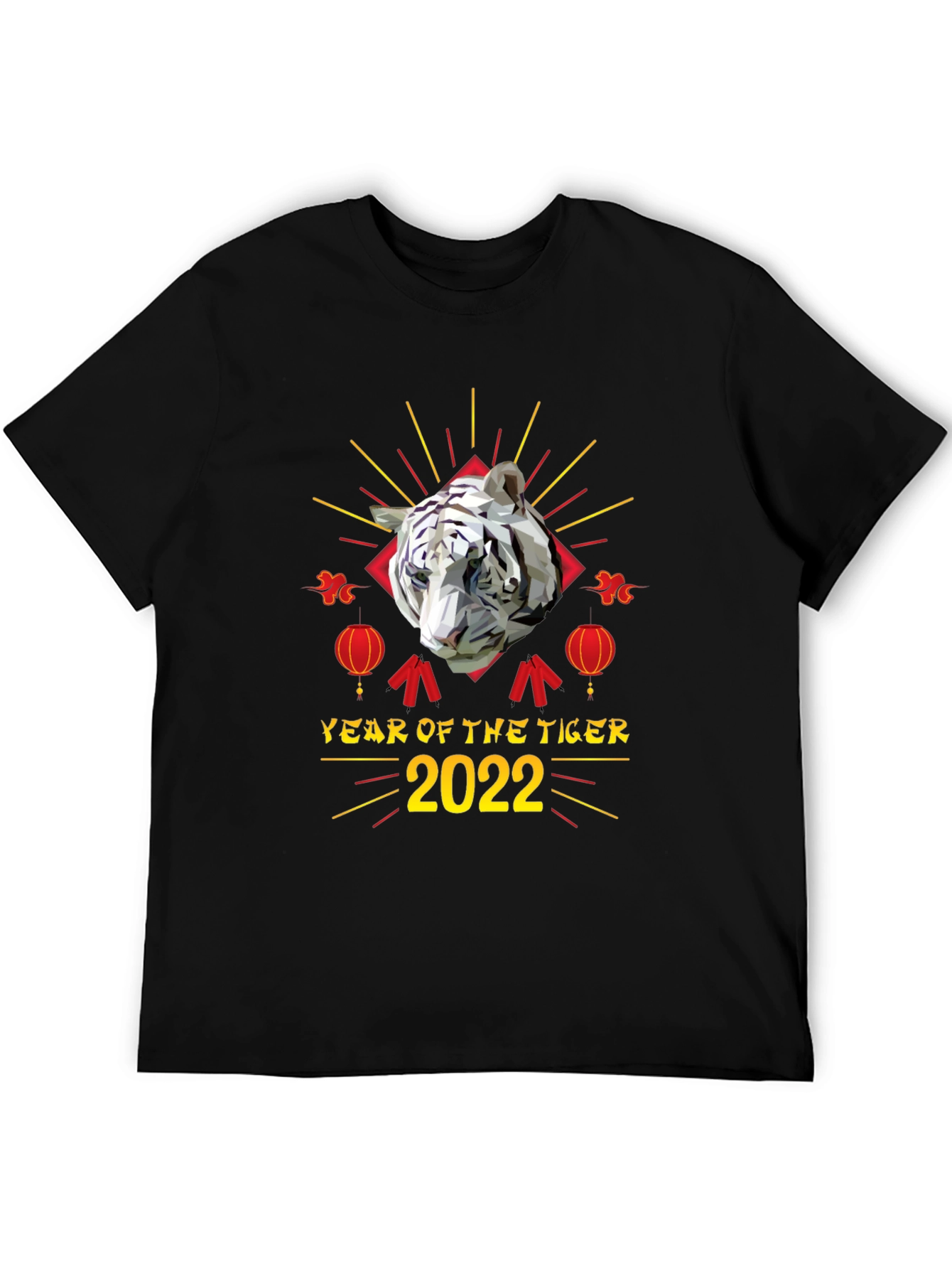 Black Year of the Tiger 2022 Graphic Tee view 5