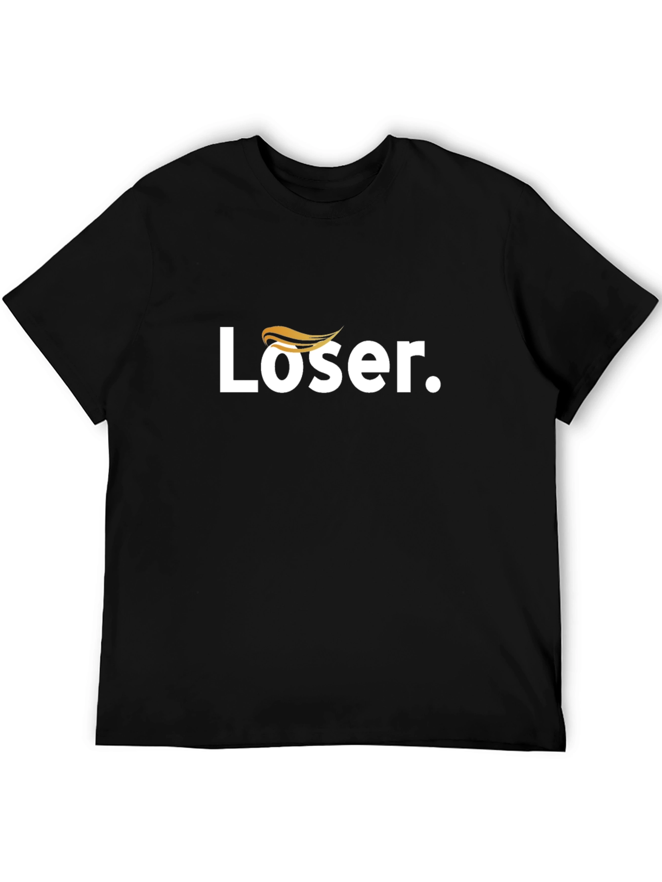 Black Loser T-Shirt - Humorous Graphic Tee view 5