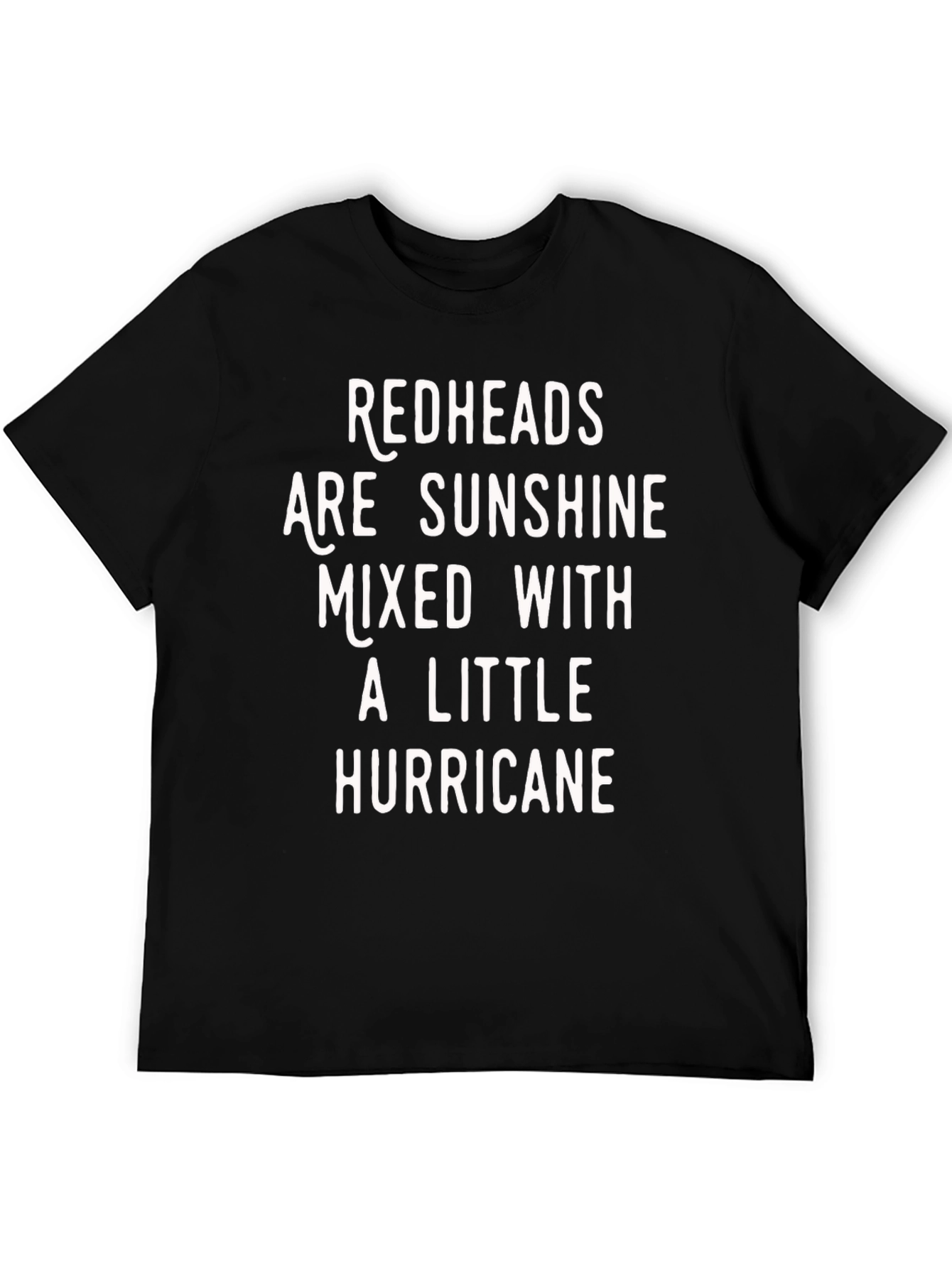 Black Redhead Sunshine Hurricane Graphic Tee view 5