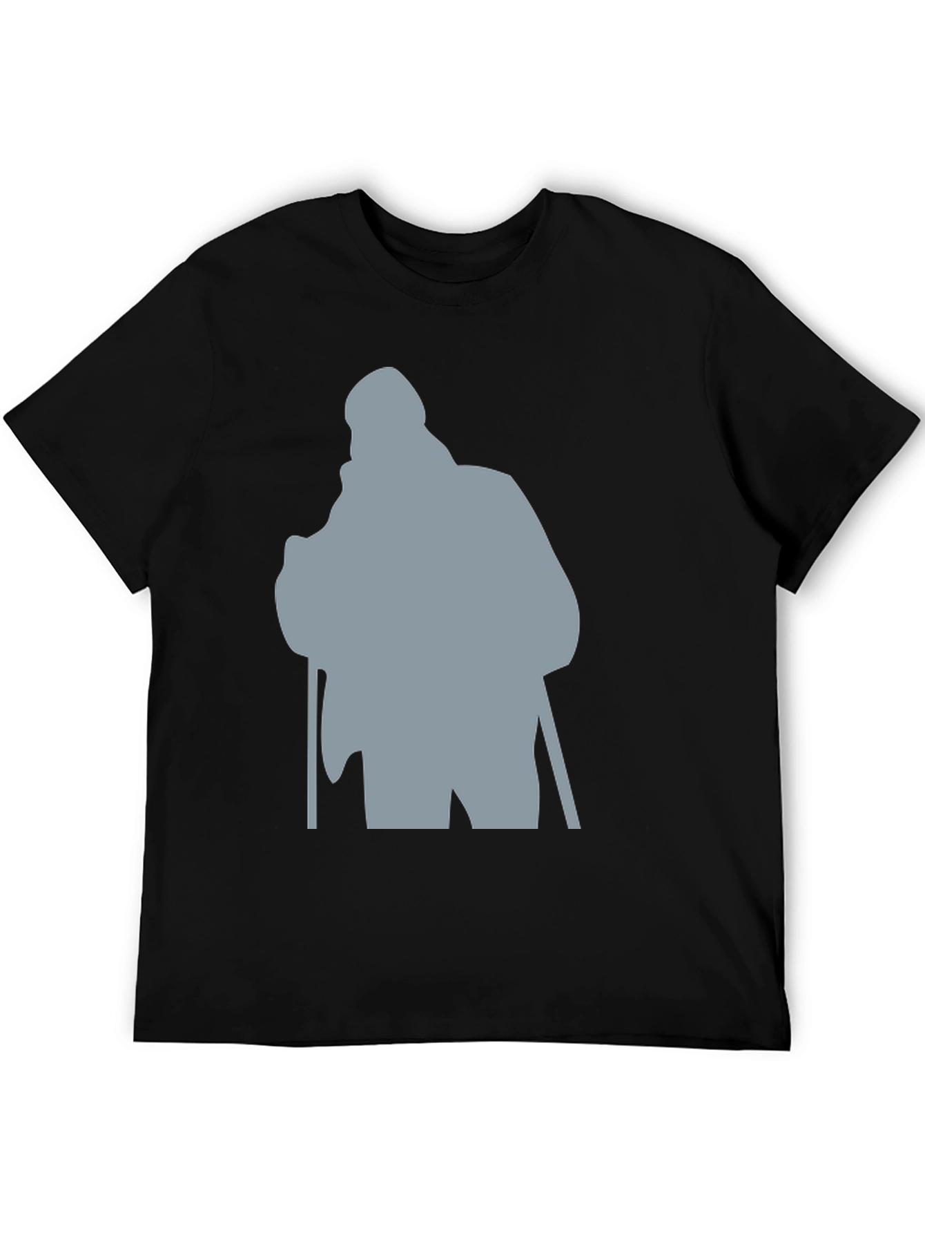 Black Silhouette Graphic T-Shirt - Black view 5