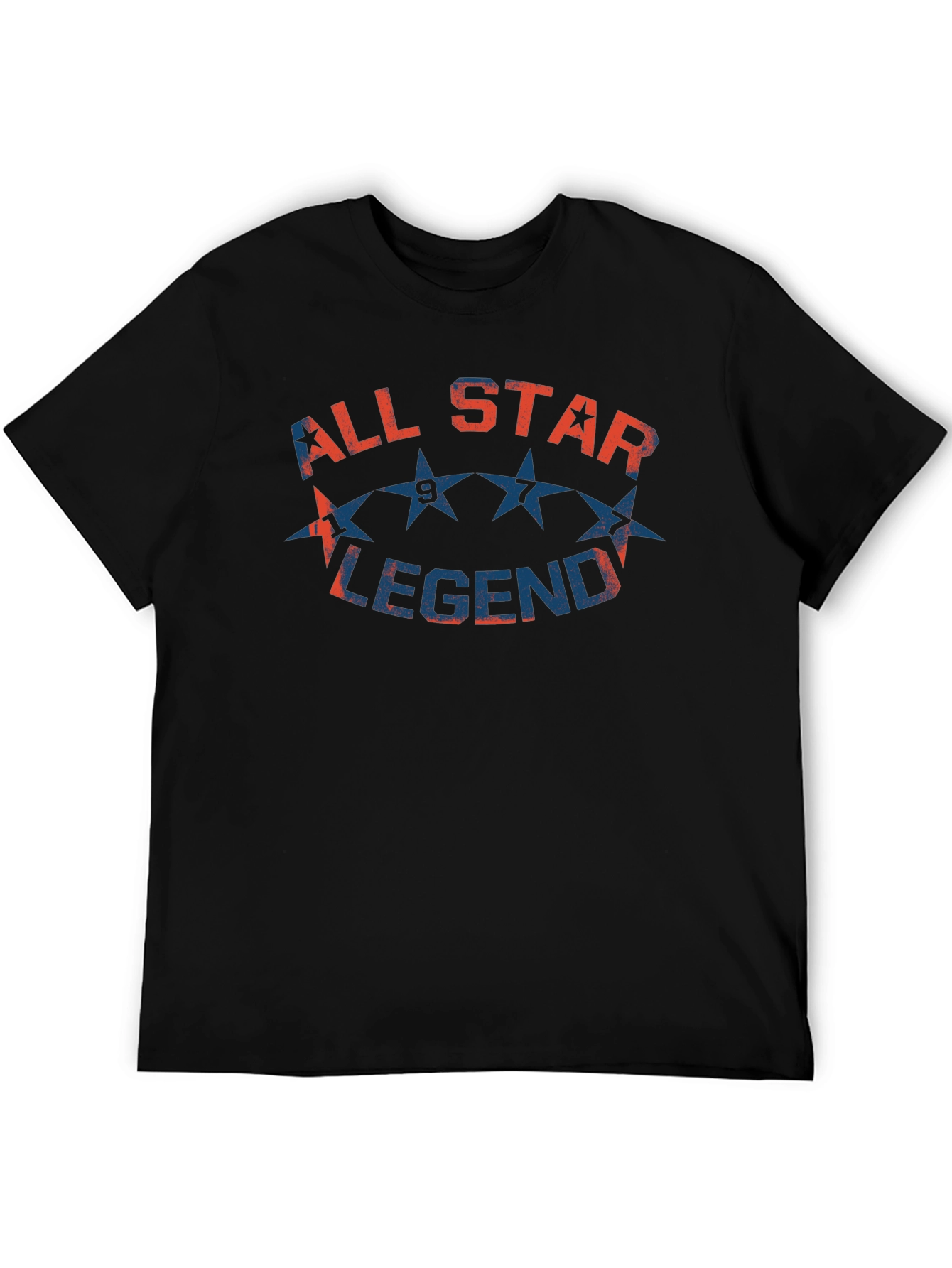 Black All Star Legend Black Graphic Tee view 5