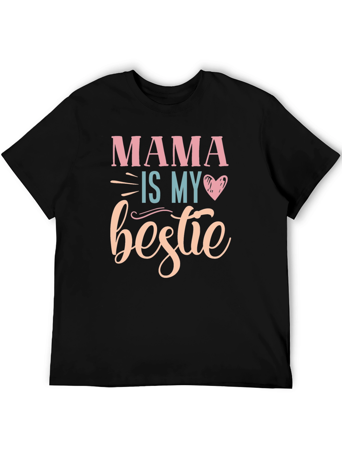 Black Mama Is My Bestie - Graphic T-Shirt view 5