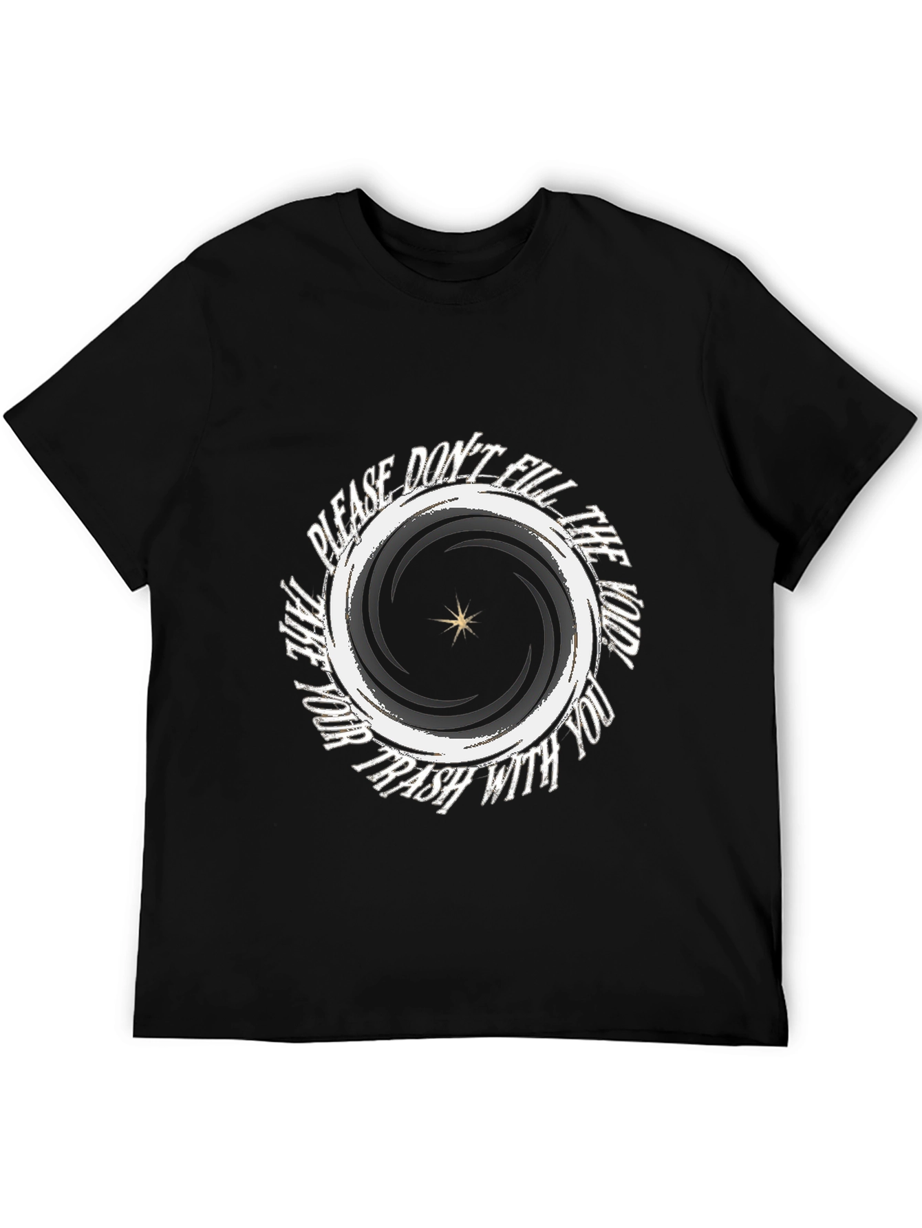Black Void Graphic Tee - Fill The Void Design view 5
