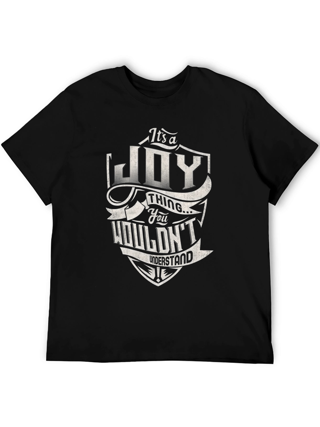 Black It's a Joy Thing Graphic T-Shirt view 5